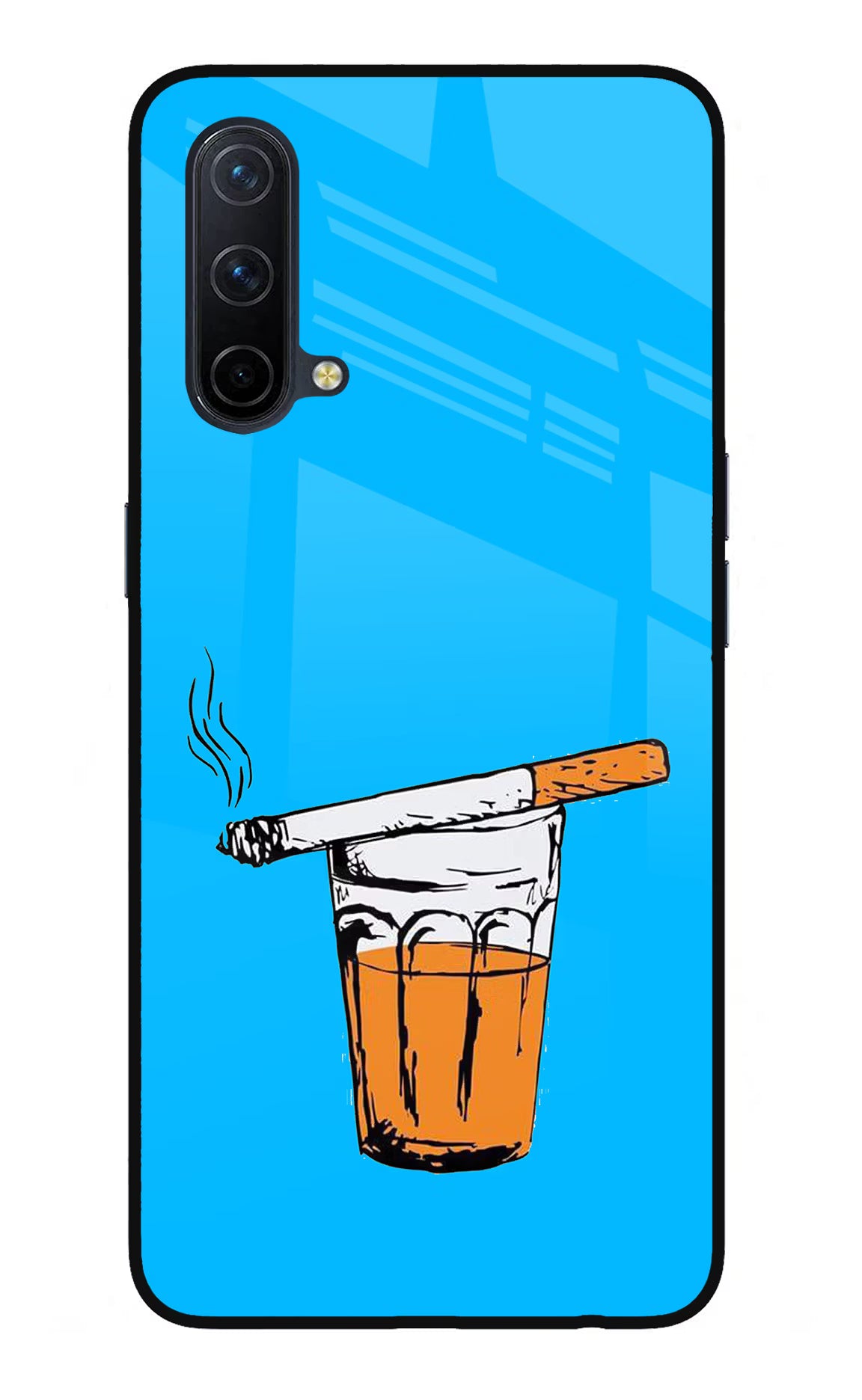 Chai Sutta Oneplus Nord CE 5G Glass Case - Chai Sutta Oneplus Nord CE 5G Glass Case Chai Sutta Oneplus Nord CE 5G Glass Case