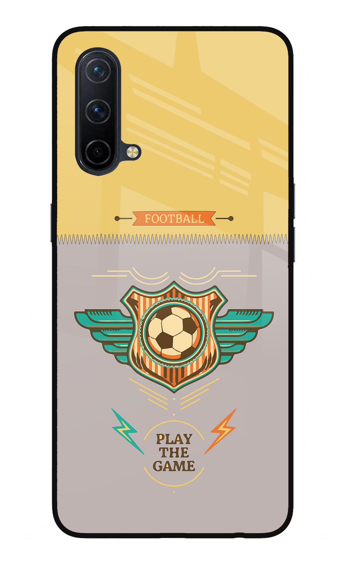 Football Oneplus Nord CE 5G Glass Case - Football Oneplus Nord CE 5G Glass Case Football Oneplus Nord CE 5G Glass Case