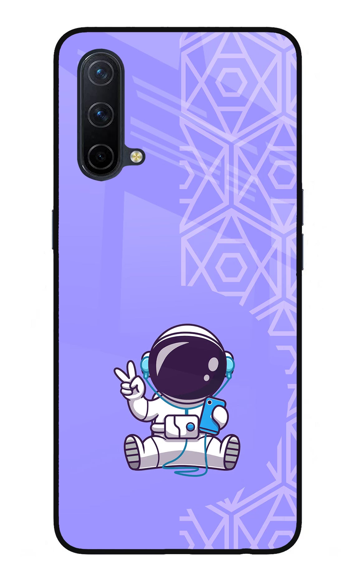 Cute Astronaut Chilling Oneplus Nord CE 5G Glass Case - Cute Astronaut Chilling Oneplus Nord CE 5G Glass Case Cute Astronaut Chilling Oneplus Nord CE 5G Glass Case
