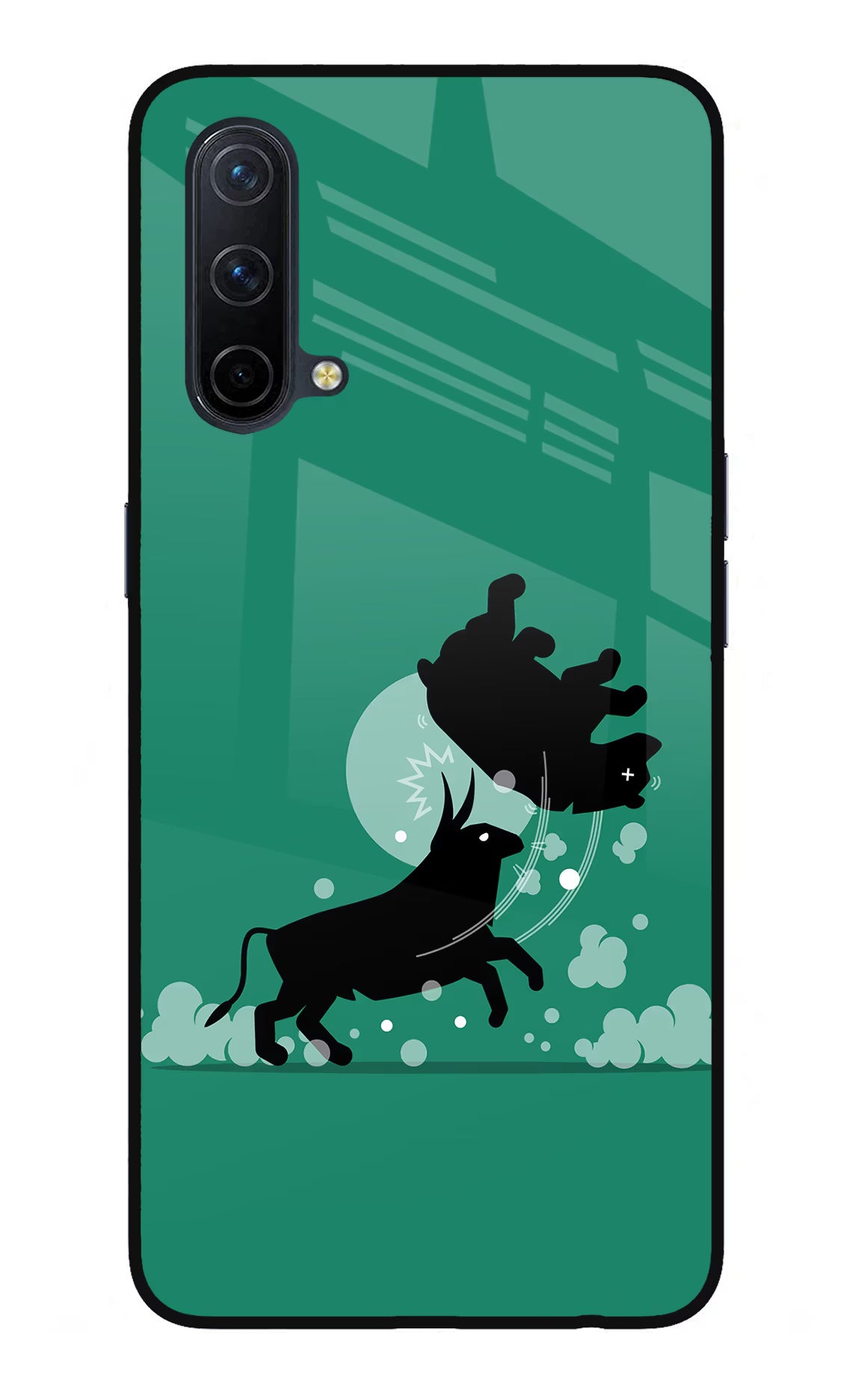 Bull Conqueror Oneplus Nord CE 5G Glass Case - Bull Conqueror Oneplus Nord CE 5G Glass Case Bull Conqueror Oneplus Nord CE 5G Glass Case