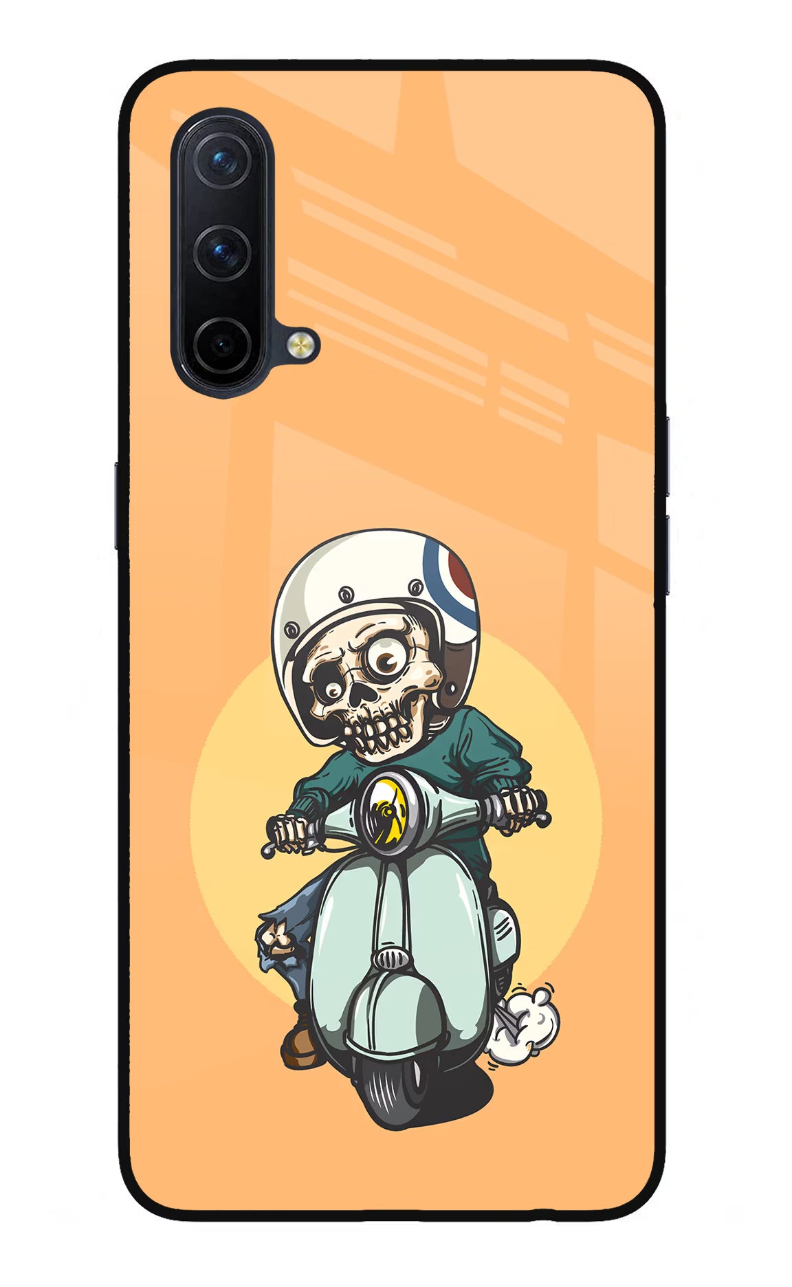 Undead Biker Oneplus Nord CE 5G Glass Case - Undead Biker Oneplus Nord CE 5G Glass Case Undead Biker Oneplus Nord CE 5G Glass Case