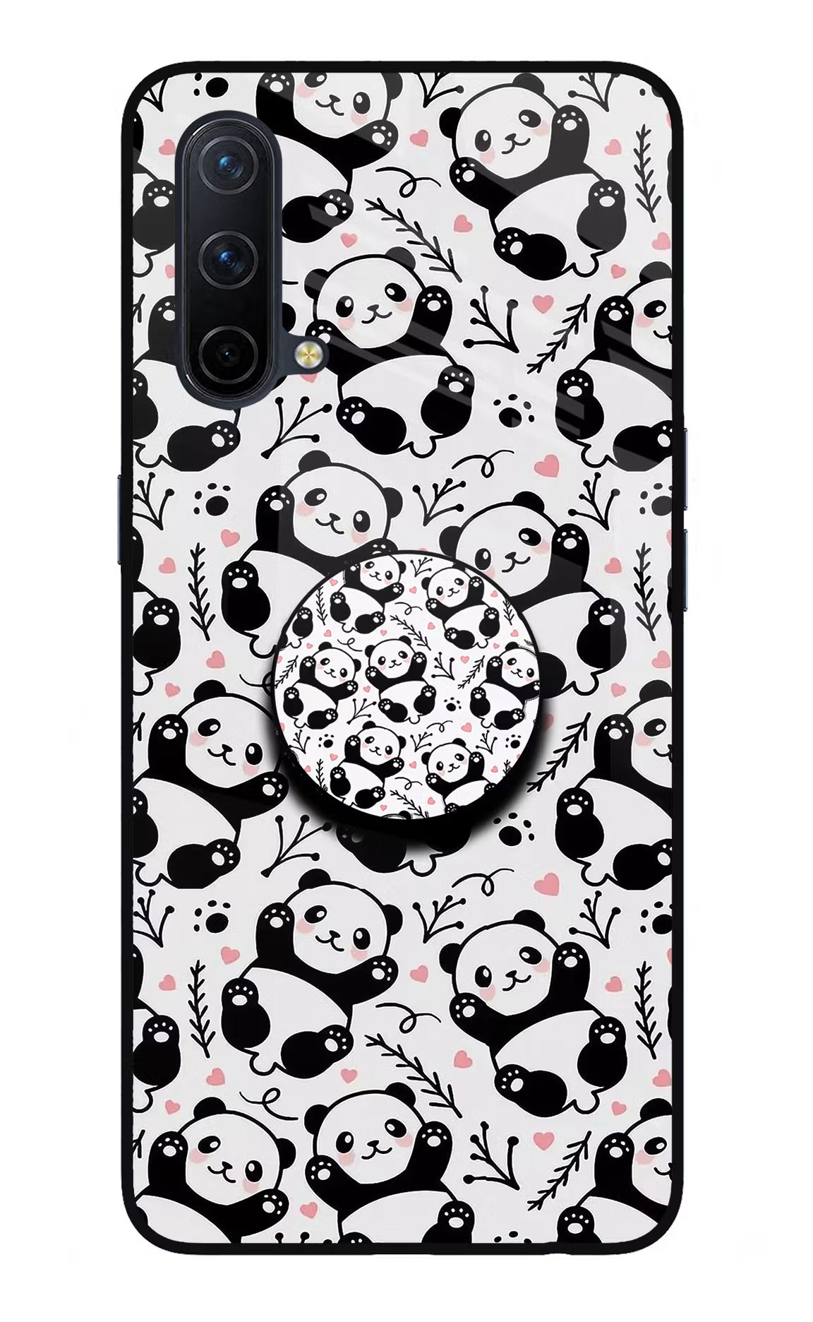 Cute Panda Oneplus Nord CE 5G Glass Case - Cute Panda Oneplus Nord CE 5G Glass Case Cute Panda Oneplus Nord CE 5G Glass Case