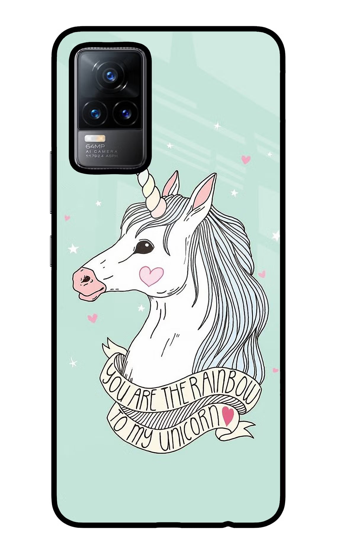 Unicorn Wallpaper Vivo Y73/V21E 4G Glass Case - Unicorn Wallpaper Vivo Y73/V21E 4G Glass Case Unicorn Wallpaper Vivo Y73/V21E 4G Glass Case