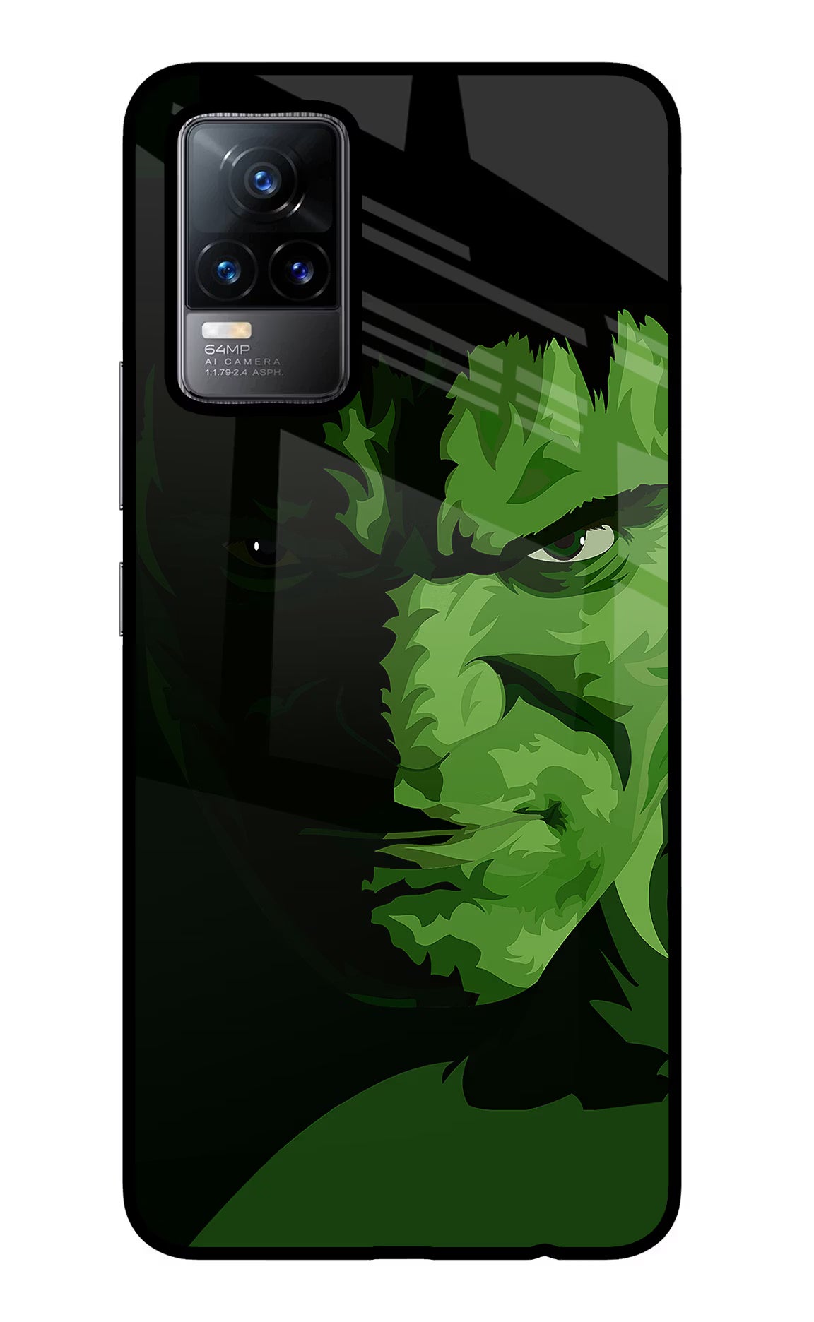 HULK Vivo Y73/V21E 4G Glass Case - HULK Vivo Y73/V21E 4G Glass Case HULK Vivo Y73/V21E 4G Glass Case