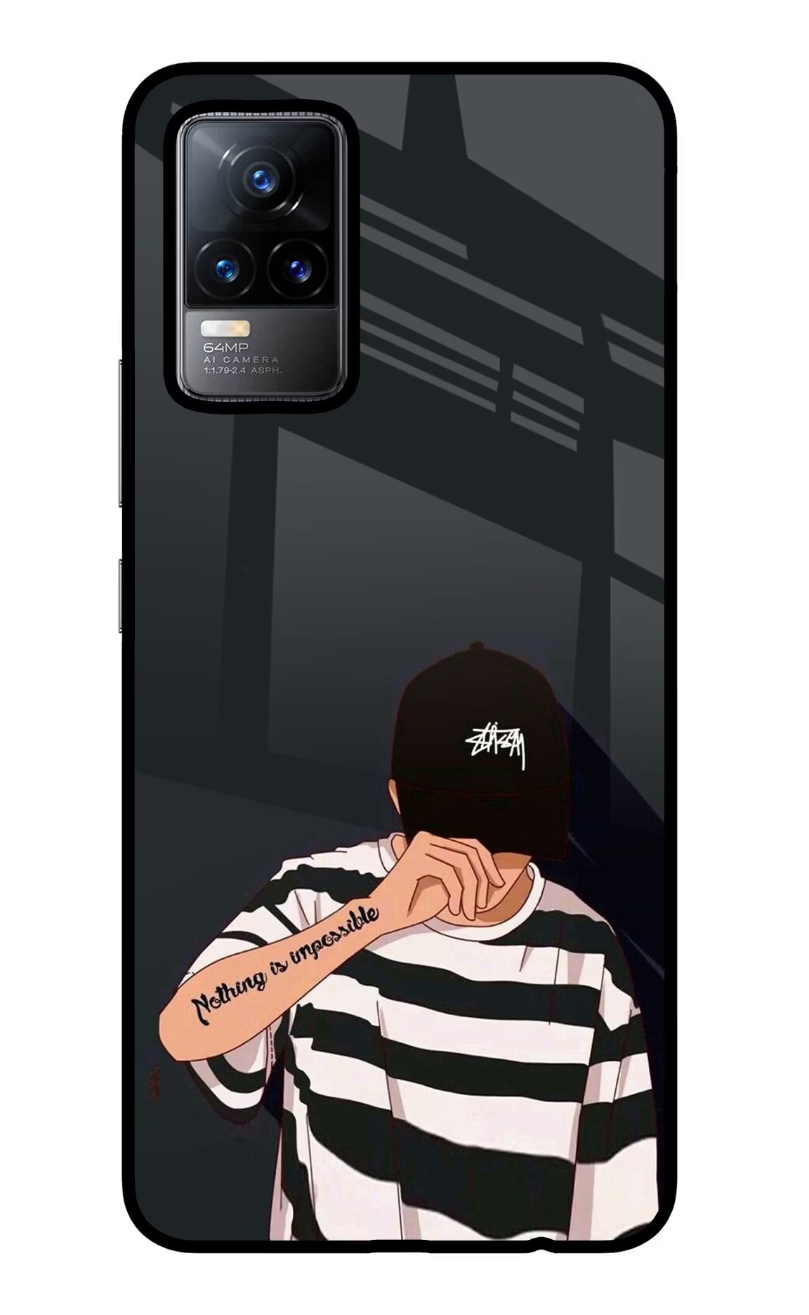 Aesthetic Boy Vivo Y73/V21E 4G Glass Case - Aesthetic Boy Vivo Y73/V21E 4G Glass Case Aesthetic Boy Vivo Y73/V21E 4G Glass Case