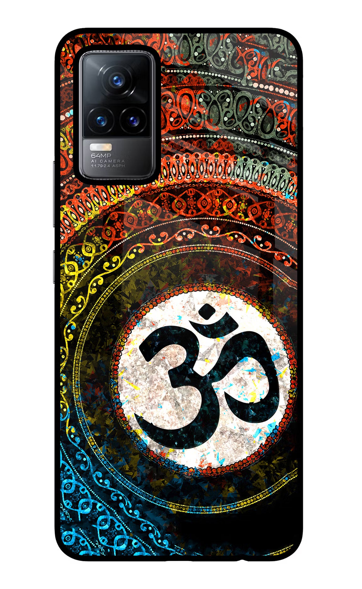 Om Cultural Vivo Y73/V21E 4G Glass Case - Om Cultural Vivo Y73/V21E 4G Glass Case Om Cultural Vivo Y73/V21E 4G Glass Case
