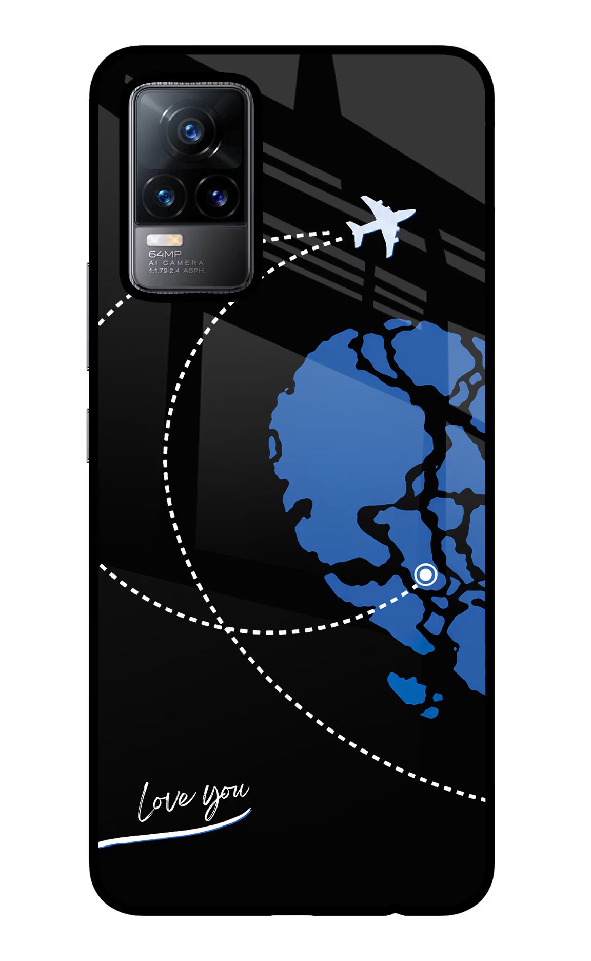Love Orbit Vivo Y73/V21E 4G Glass Case - Love Orbit Vivo Y73/V21E 4G Glass Case Love Orbit Vivo Y73/V21E 4G Glass Case