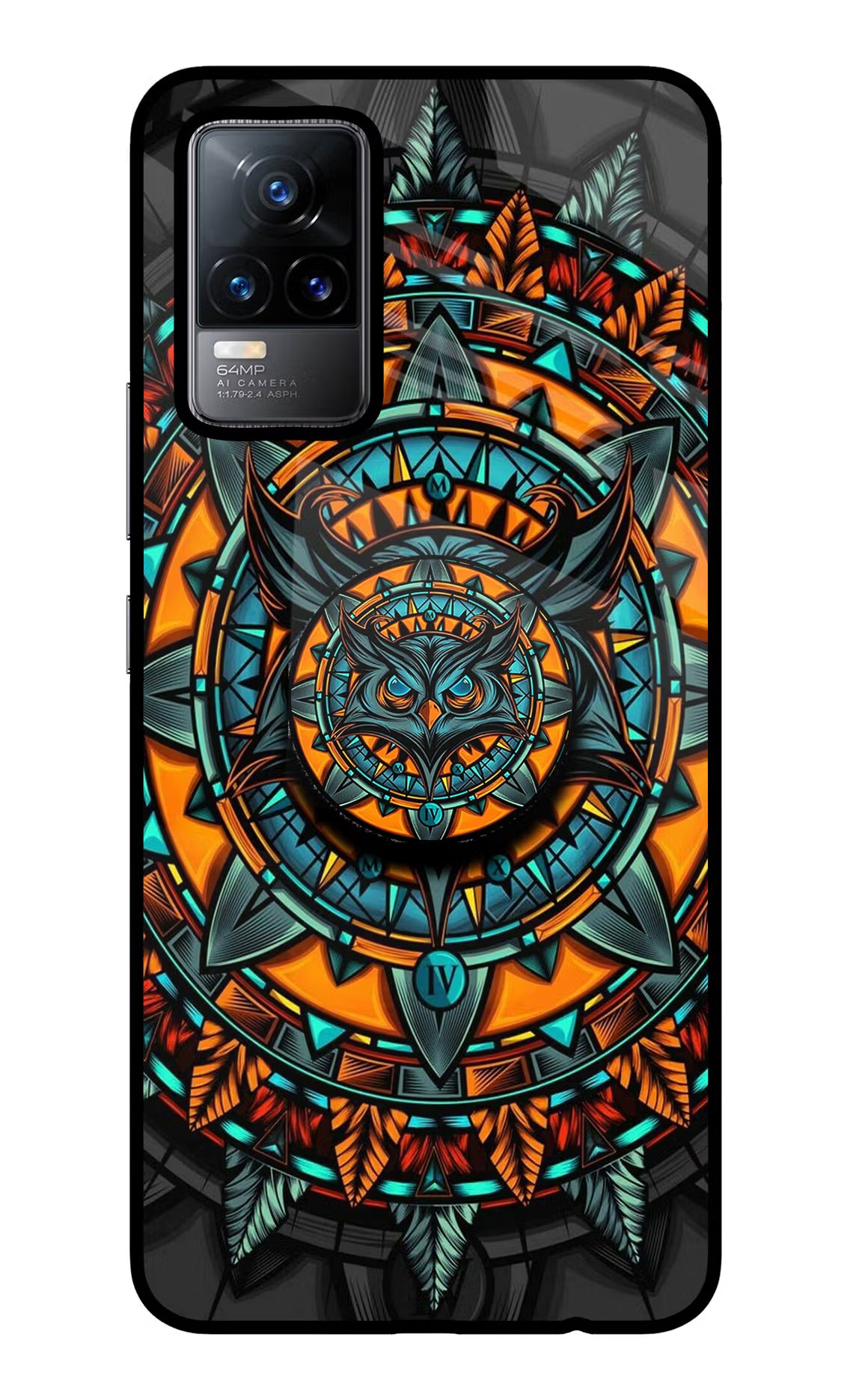 Angry Owl Vivo Y73/V21E 4G Glass Case - Angry Owl Vivo Y73/V21E 4G Glass Case Angry Owl Vivo Y73/V21E 4G Glass Case