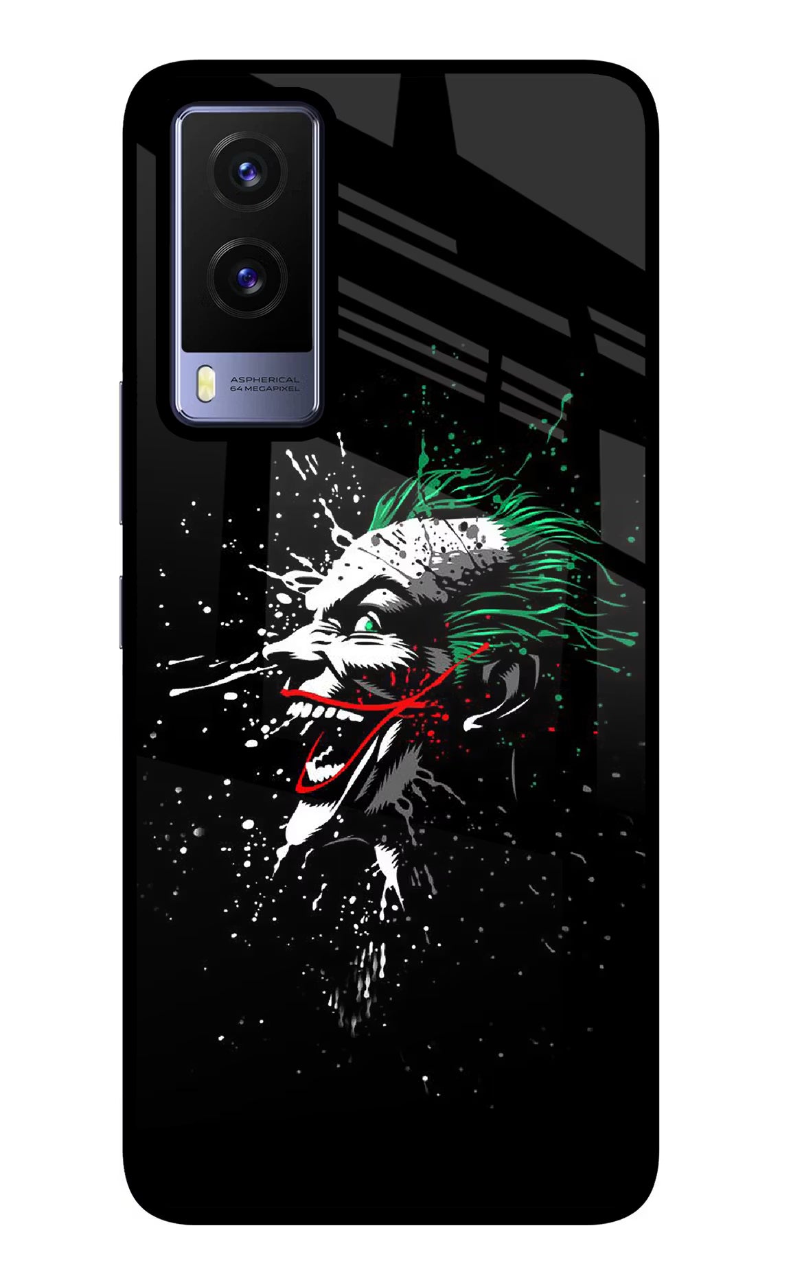 Joker Vivo V21E 5G Back Cover - Joker Vivo V21E 5G Glass Case Back Cover by Casekaro Joker Vivo V21E 5G Glass Case Back Cover by Casekaro