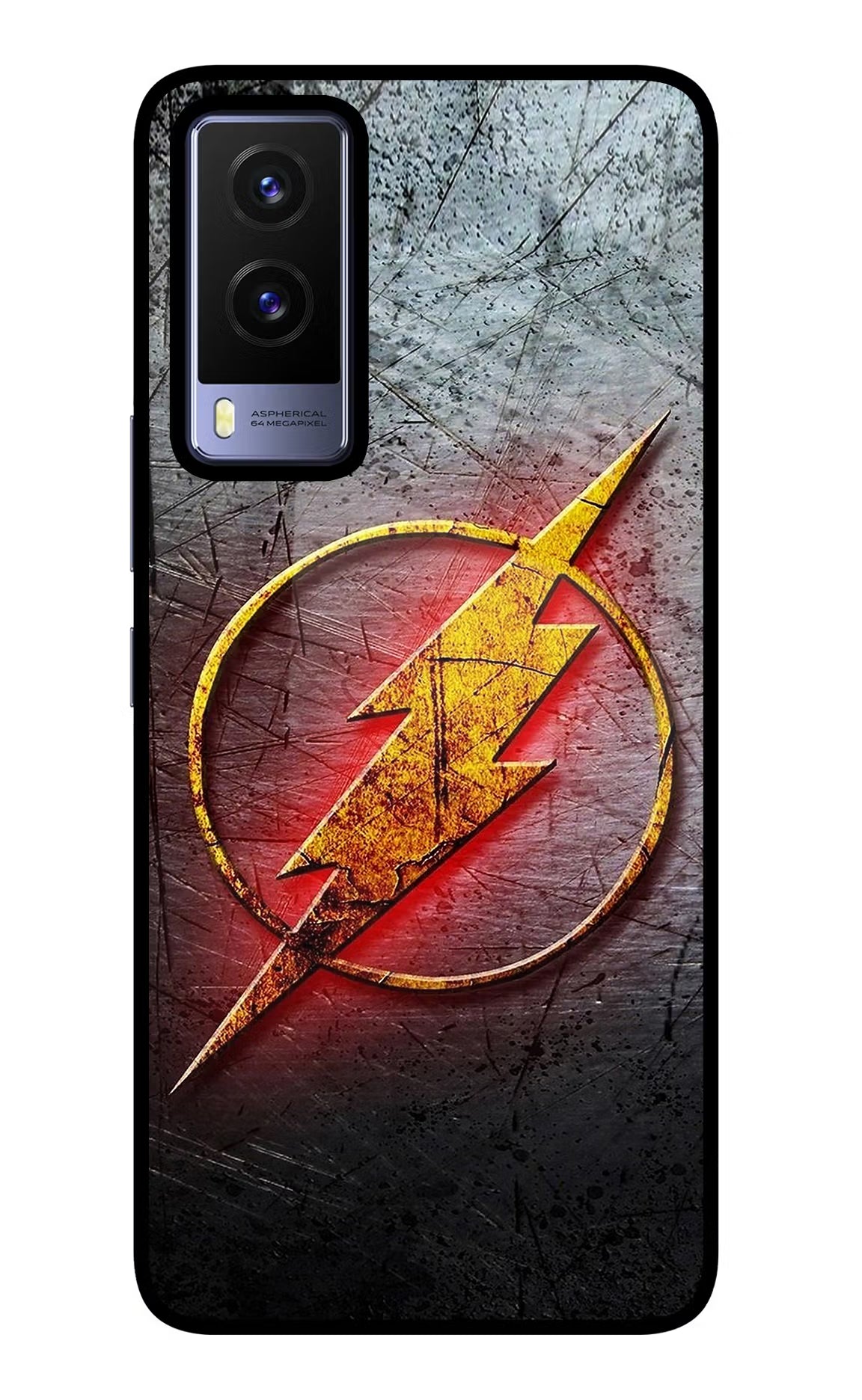 Flash Vivo V21E 5G Back Cover - Flash Vivo V21E 5G Glass Case Back Cover by Casekaro Flash Vivo V21E 5G Glass Case Back Cover by Casekaro