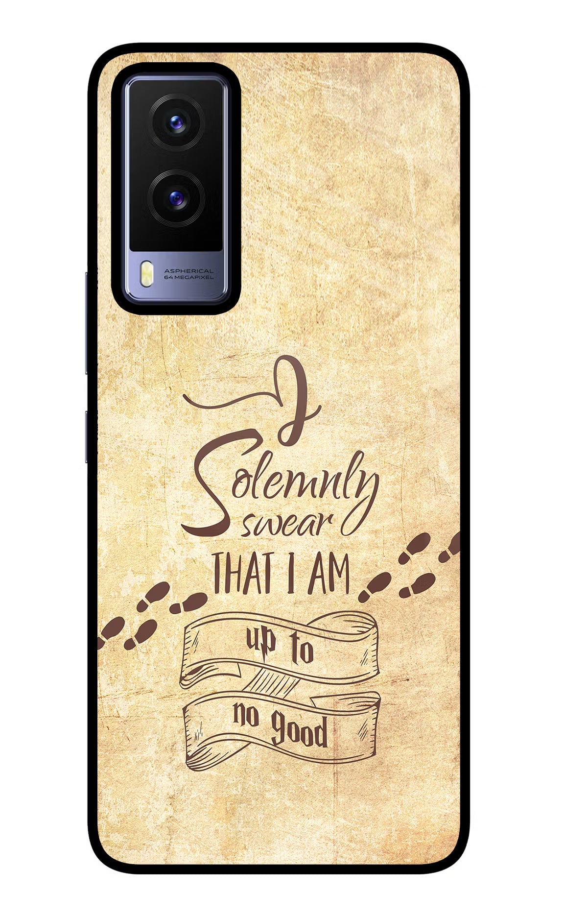 I Solemnly swear that i up to no good Vivo V21E 5G Back Cover - I Solemnly swear that i up to no good Vivo V21E 5G Glass Case Back Cover by Casekaro I Solemnly swear that i up to no good Vivo V21E 5G Glass Case Back Cover by Casekaro