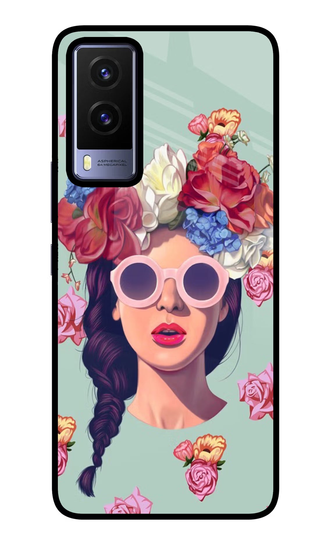 Pretty Girl Vivo V21E 5G Glass Case - Pretty Girl Vivo V21E 5G Glass Case Pretty Girl Vivo V21E 5G Glass Case