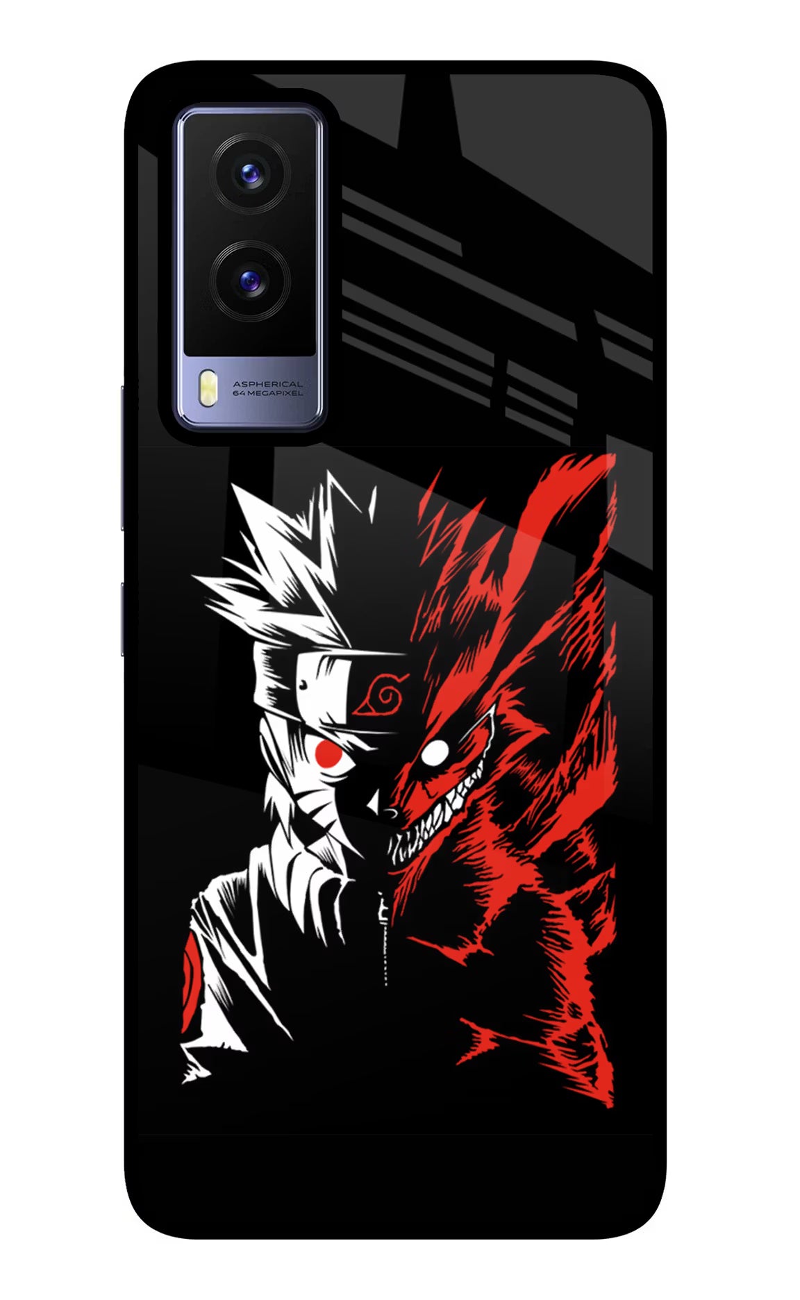 Naruto Two Face Vivo V21E 5G Glass Case - Naruto Two Face Vivo V21E 5G Glass Case Naruto Two Face Vivo V21E 5G Glass Case