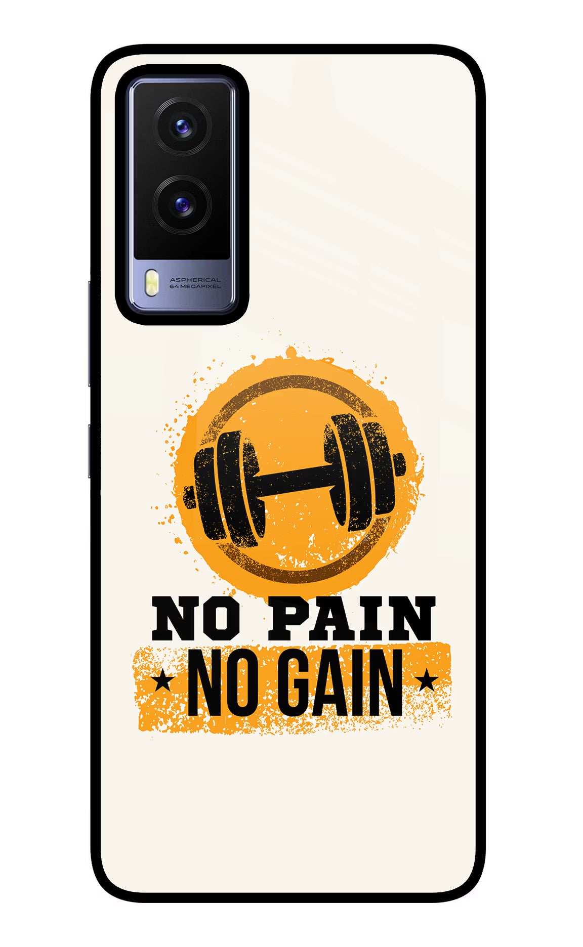 No Pain No Gain Vivo V21E 5G Glass Case - No Pain No Gain Vivo V21E 5G Glass Case No Pain No Gain Vivo V21E 5G Glass Case