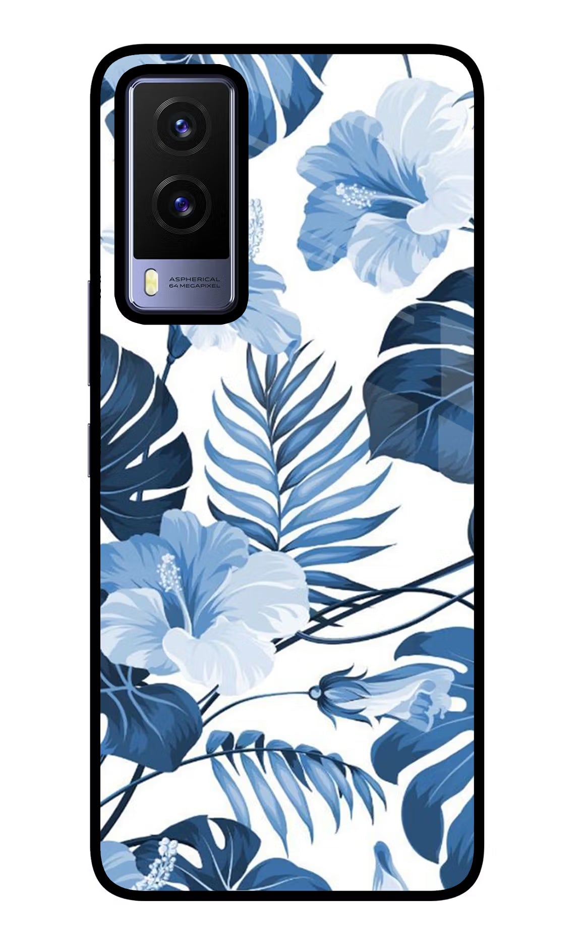 Fabric Art Vivo V21E 5G Back Cover - Fabric Art Vivo V21E 5G Glass Case Back Cover by Casekaro Fabric Art Vivo V21E 5G Glass Case Back Cover by Casekaro