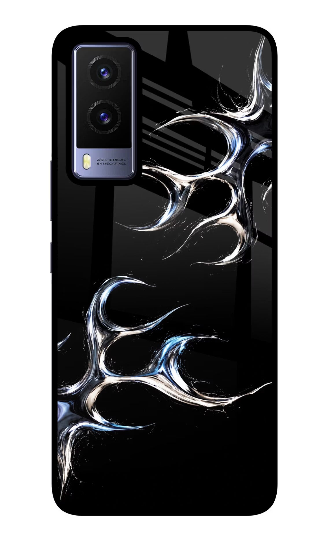Chrome Tribal Vivo V21E 5G Glass Case - Chrome Tribal Vivo V21E 5G Glass Case Chrome Tribal Vivo V21E 5G Glass Case