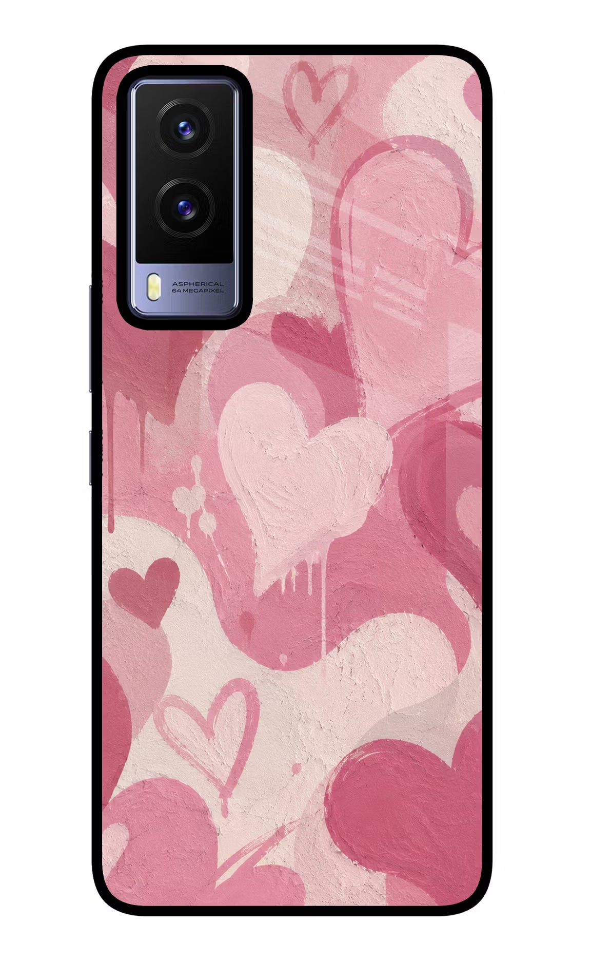 Hearty case Vivo V21E 5G Glass Case - Hearty case Vivo V21E 5G Glass Case Hearty case Vivo V21E 5G Glass Case