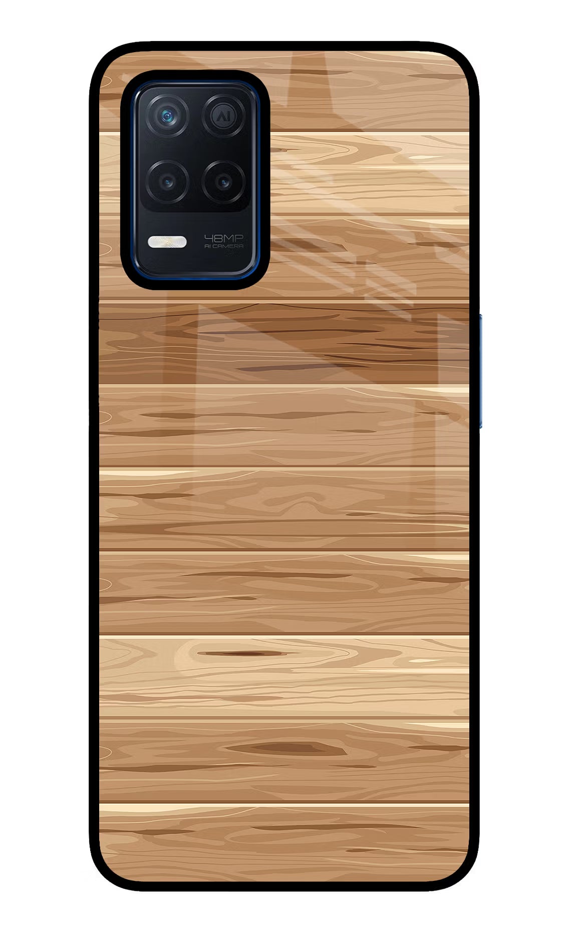 Wooden Vector Realme Narzo 30 5G Glass Case - Wooden Vector Realme Narzo 30 5G Glass Case Wooden Vector Realme Narzo 30 5G Glass Case