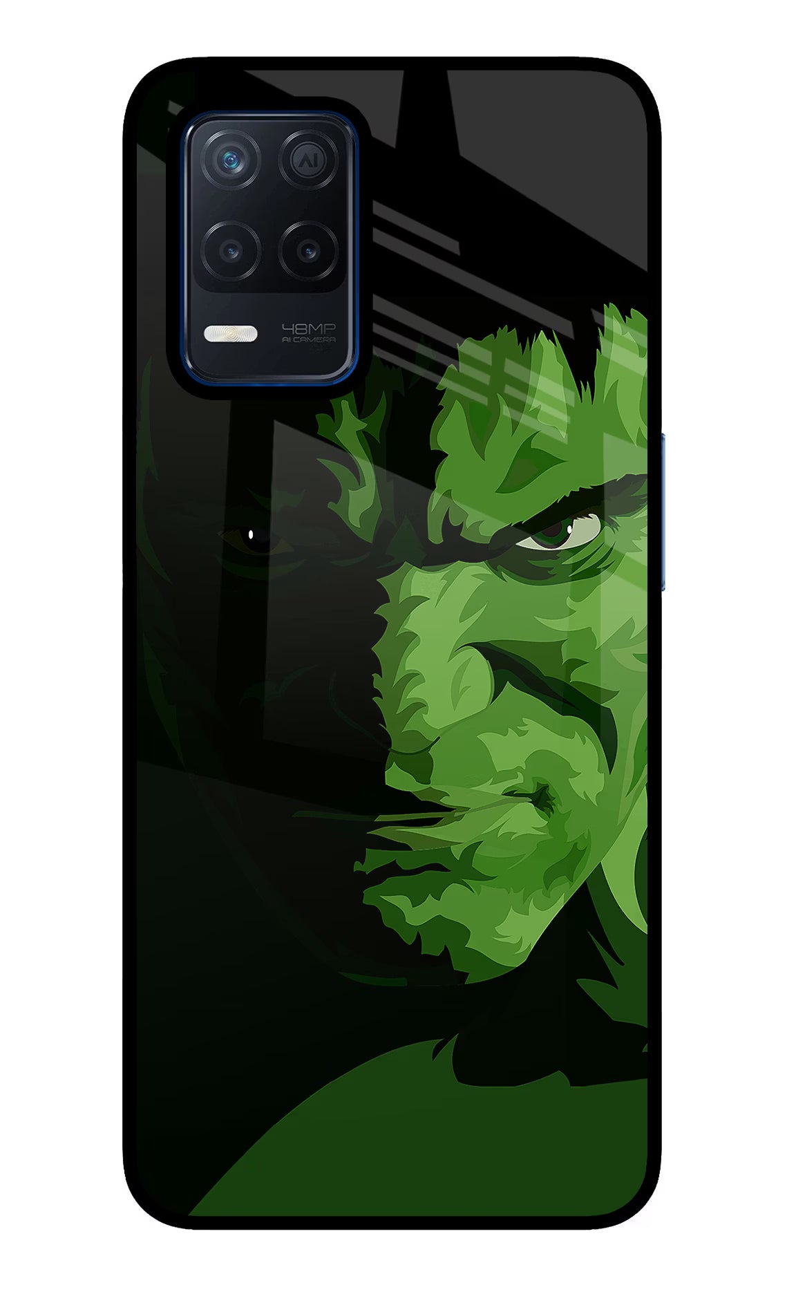 HULK Realme Narzo 30 5G Glass Case - HULK Realme Narzo 30 5G Glass Case HULK Realme Narzo 30 5G Glass Case