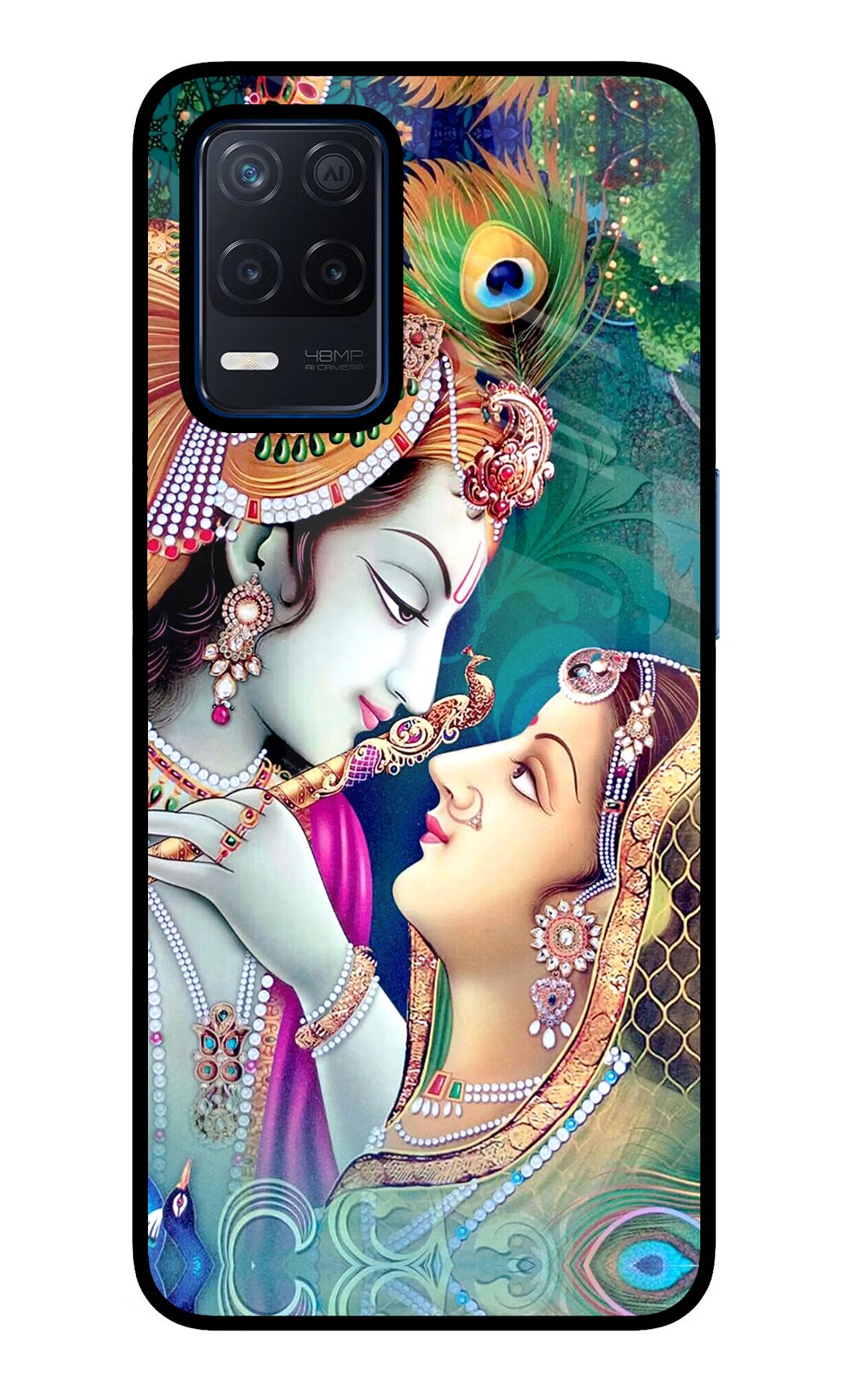 Lord Radha Krishna Realme Narzo 30 5G Glass Case - Lord Radha Krishna Realme Narzo 30 5G Glass Case Lord Radha Krishna Realme Narzo 30 5G Glass Case