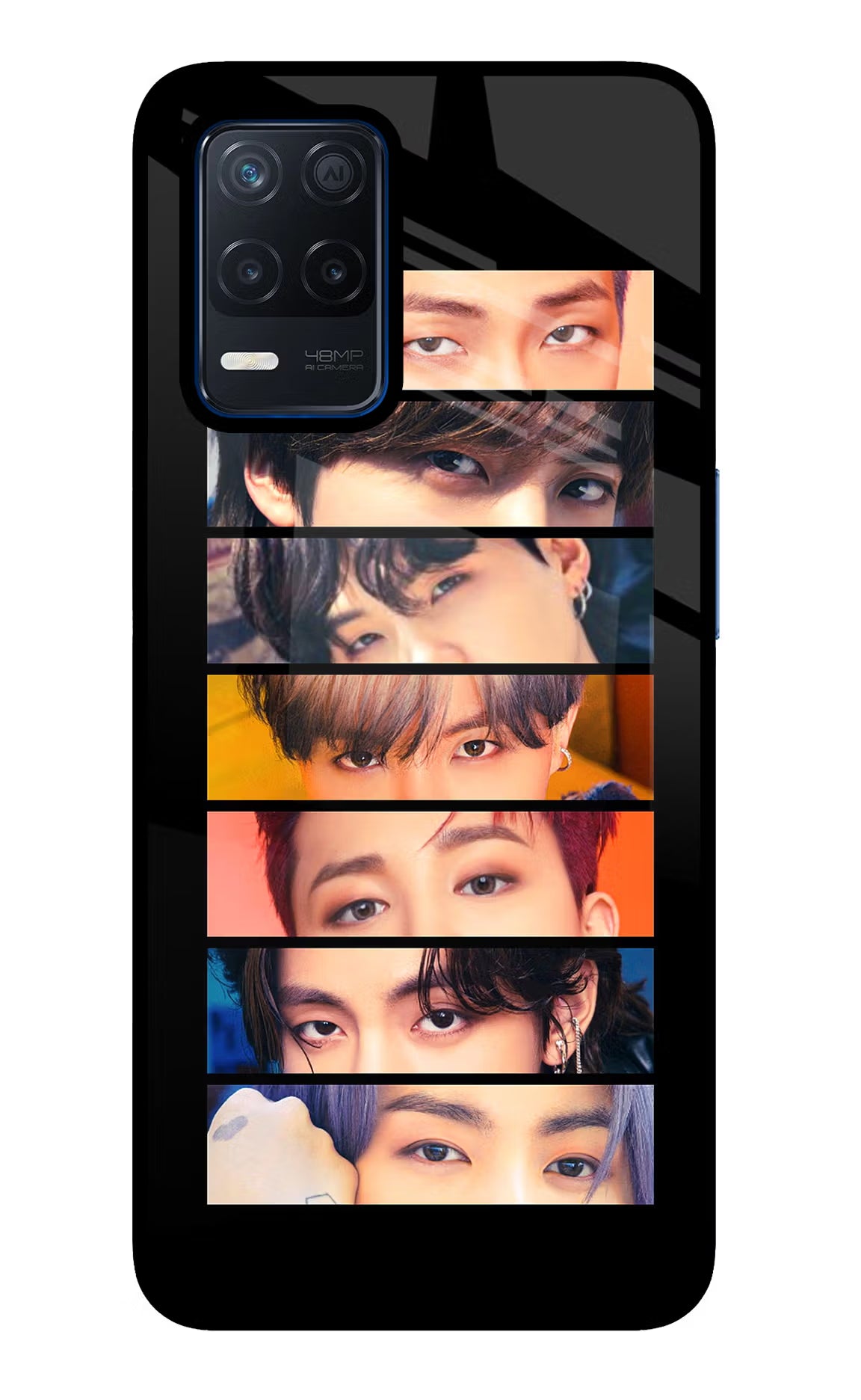 BTS Eyes Realme Narzo 30 5G Glass Case - BTS Eyes Realme Narzo 30 5G Glass Case BTS Eyes Realme Narzo 30 5G Glass Case