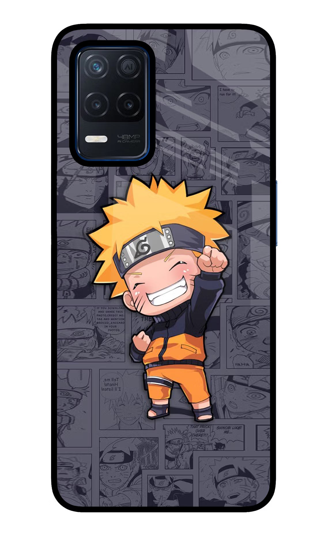 Chota Naruto Realme Narzo 30 5G Glass Case - Chota Naruto Realme Narzo 30 5G Glass Case Chota Naruto Realme Narzo 30 5G Glass Case