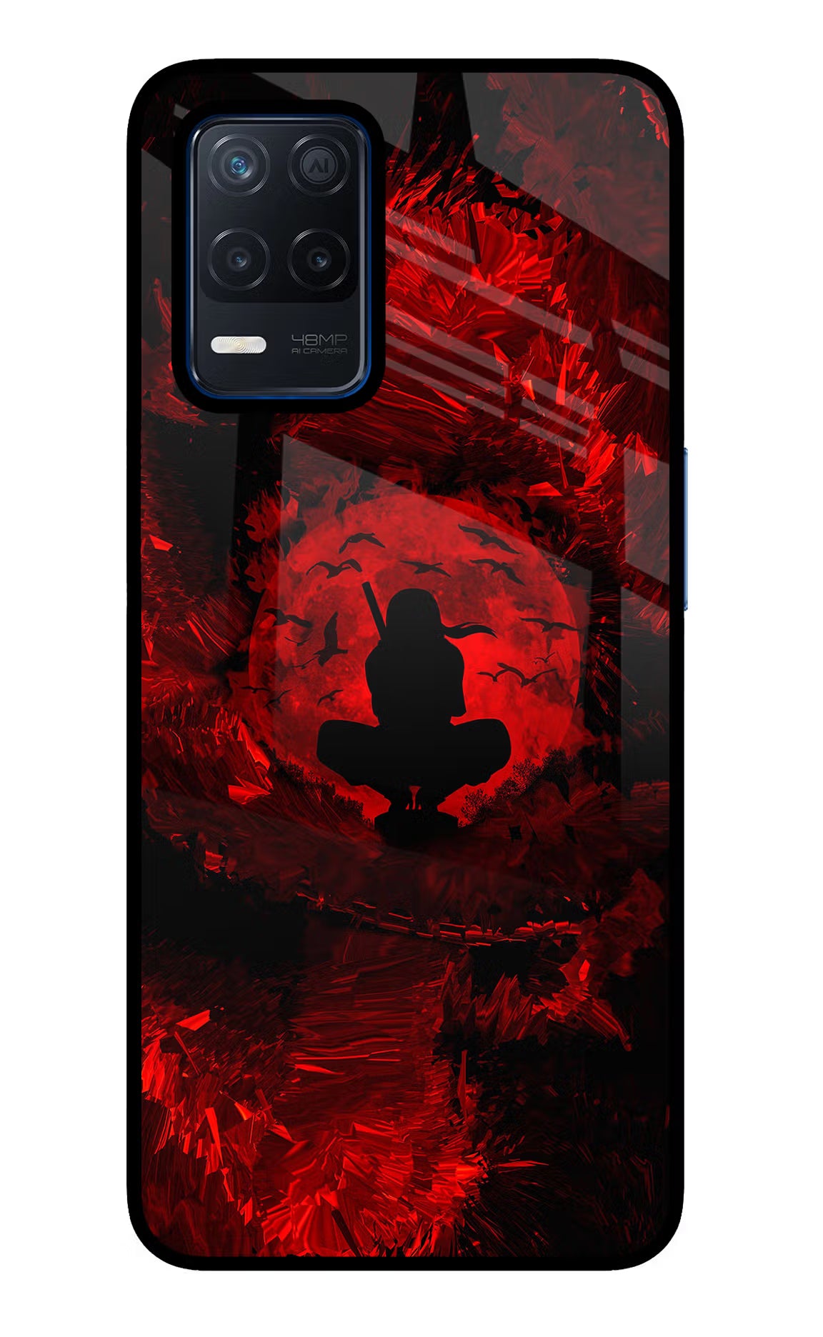 Itachi Uchiha Realme Narzo 30 5G Glass Case - Itachi Uchiha Realme Narzo 30 5G Glass Case Itachi Uchiha Realme Narzo 30 5G Glass Case