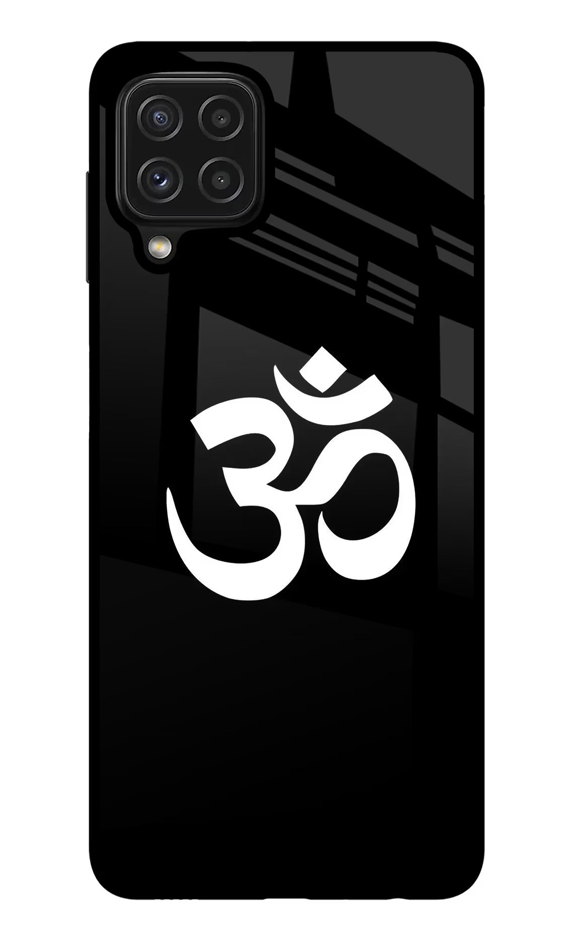 Om Samsung M32 Back Cover - Om Samsung M32 Glass Case Back Cover by Casekaro Om Samsung M32 Glass Case Back Cover by Casekaro