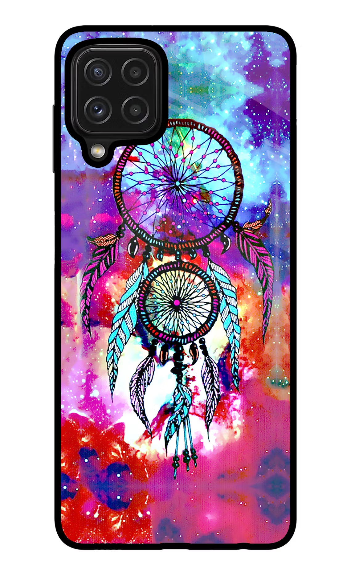 Dream Catcher Abstract Samsung M32 Back Cover - Dream Catcher Abstract Samsung M32 Glass Case Back Cover by Casekaro Dream Catcher Abstract Samsung M32 Glass Case Back Cover by Casekaro