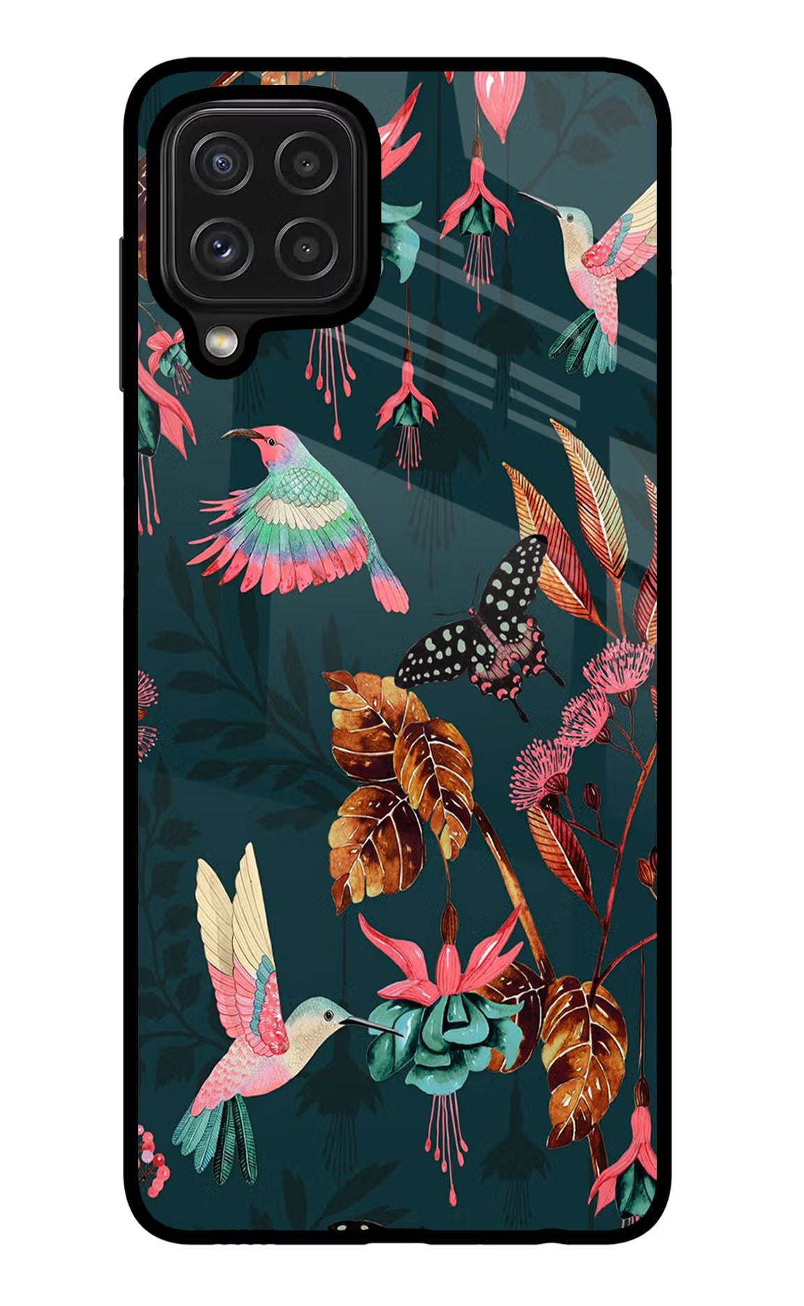 Birds Samsung M32 Glass Case - Birds Samsung M32 Glass Case Birds Samsung M32 Glass Case