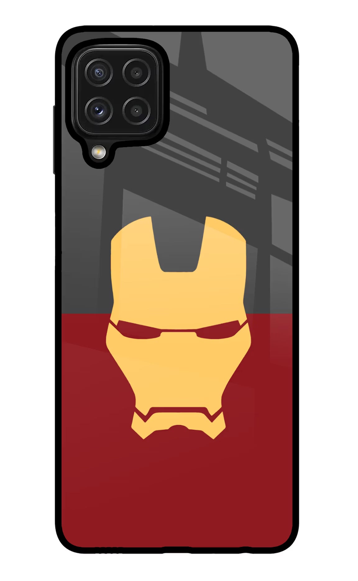 Ironman Samsung M32 Back Cover - Ironman Samsung M32 Glass Case Back Cover by Casekaro Ironman Samsung M32 Glass Case Back Cover by Casekaro