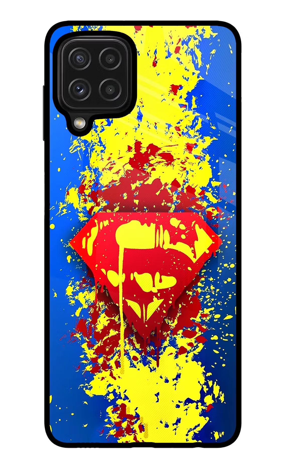 Superman logo Samsung M32 Glass Case - Superman logo Samsung M32 Glass Case Superman logo Samsung M32 Glass Case