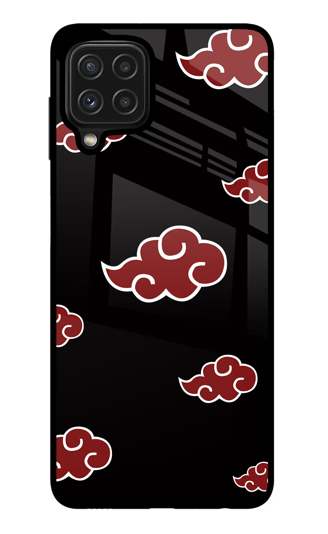Akatsuki Samsung M32 Back Cover - Akatsuki Samsung M32 Glass Case Back Cover by Casekaro Akatsuki Samsung M32 Glass Case Back Cover by Casekaro