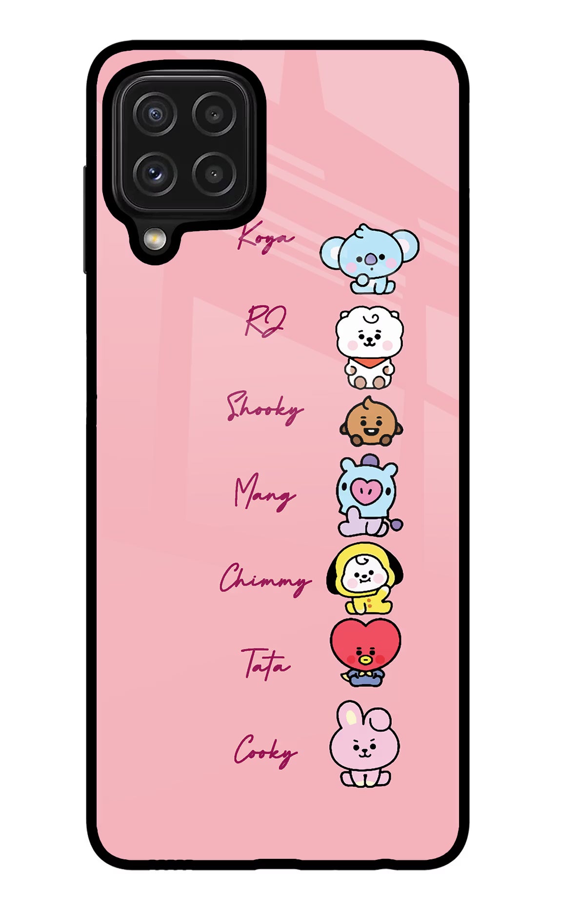BTS names Samsung M32 Glass Case - BTS names Samsung M32 Glass Case BTS names Samsung M32 Glass Case