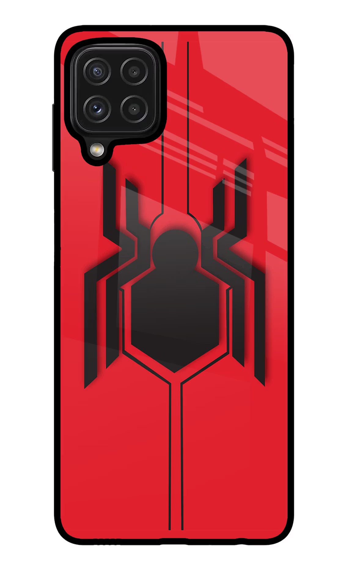 Spider Samsung M32 Back Cover - Spider Samsung M32 Glass Case Back Cover by Casekaro Spider Samsung M32 Glass Case Back Cover by Casekaro