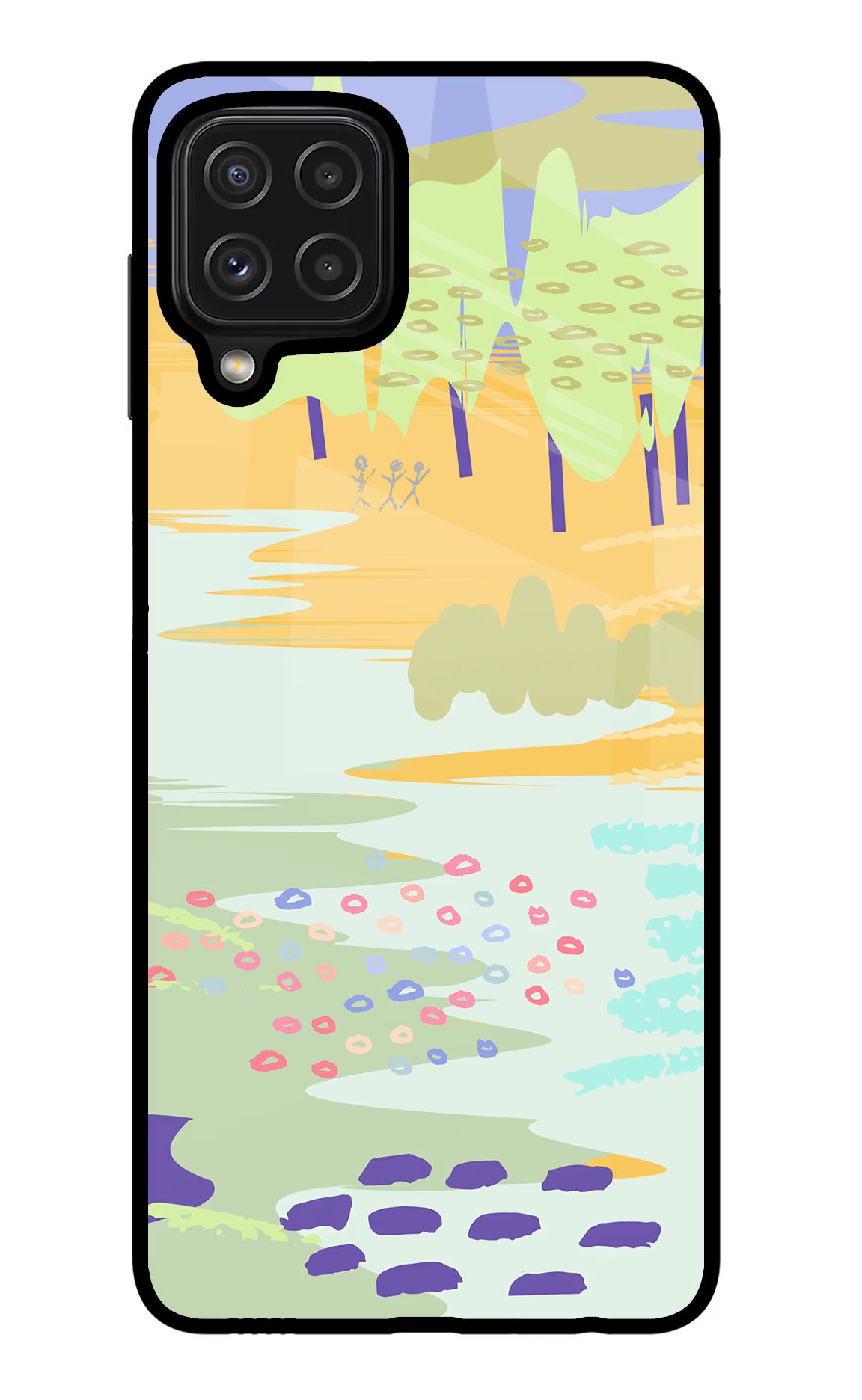 Scenery Samsung M32 Back Cover - Scenery Samsung M32 Glass Case Back Cover by Casekaro Scenery Samsung M32 Glass Case Back Cover by Casekaro