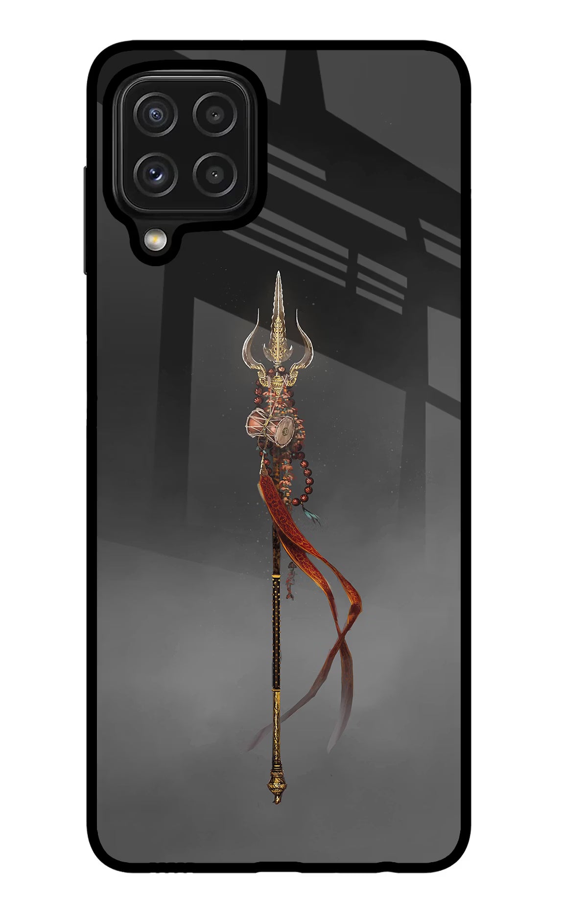 Shiv Trishul Samsung M32 Glass Case - Shiv Trishul Samsung M32 Glass Case Shiv Trishul Samsung M32 Glass Case