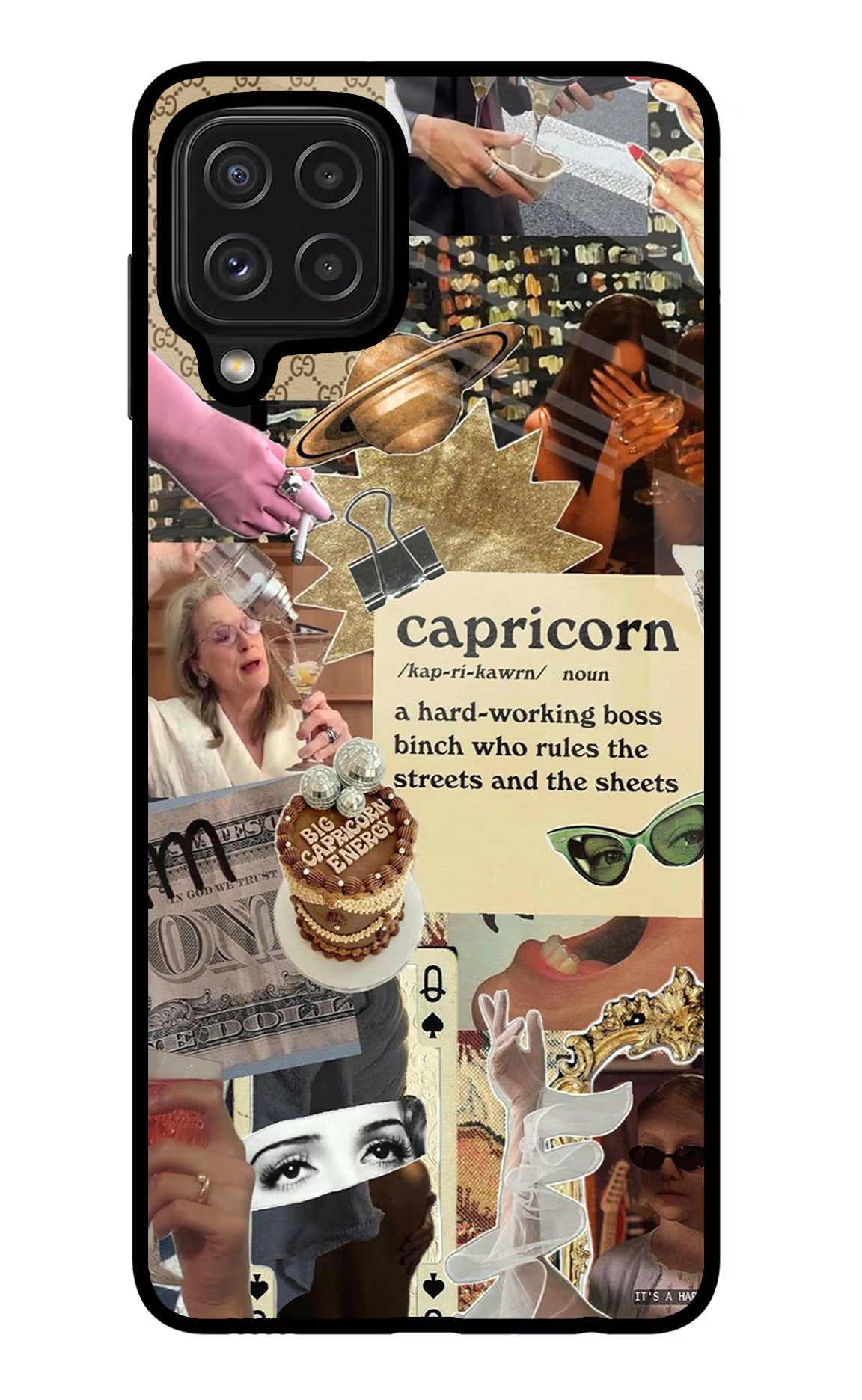 Capricorn Zodiac Samsung M32 Glass Case - Capricorn Zodiac Samsung M32 Glass Case Capricorn Zodiac Samsung M32 Glass Case