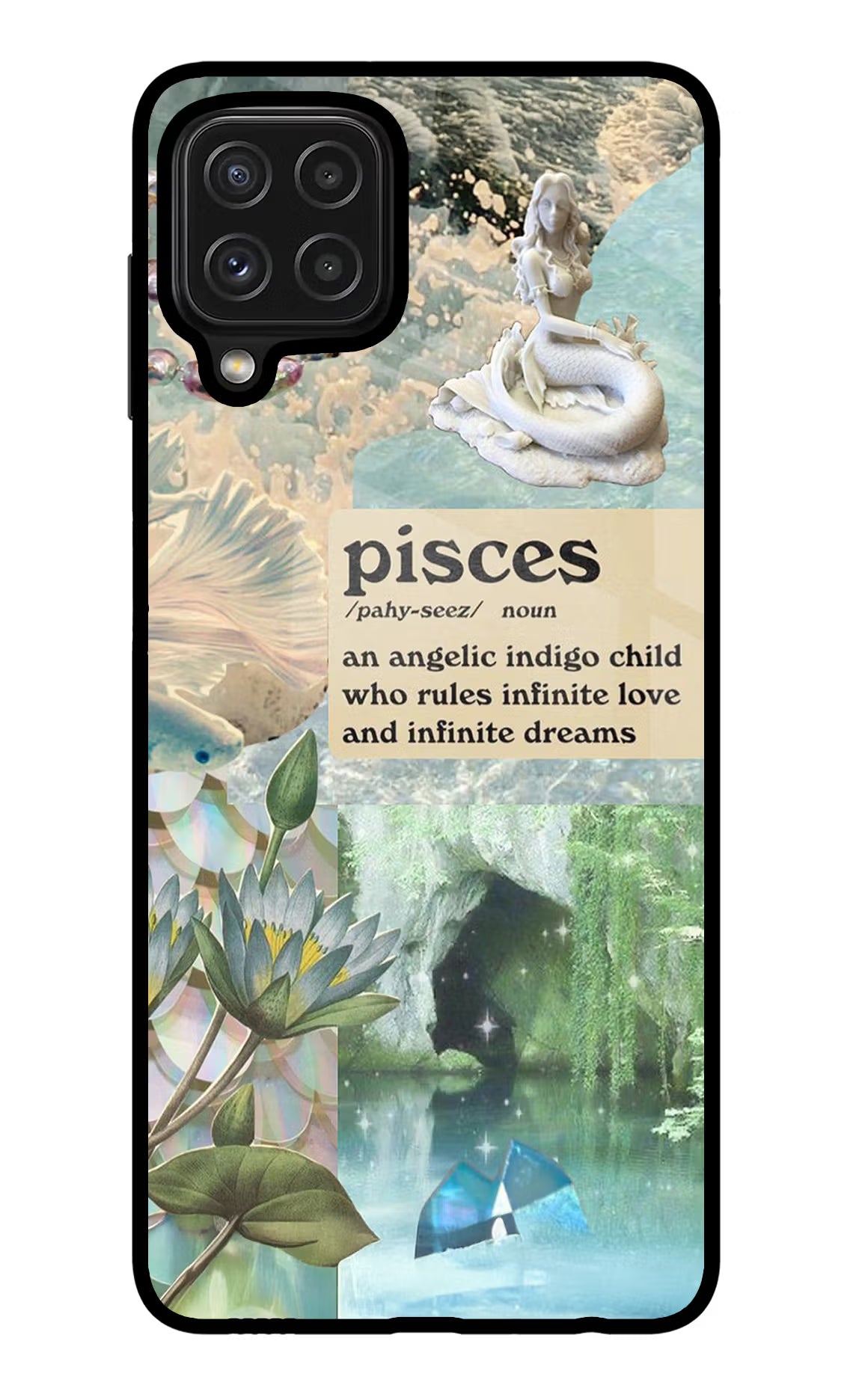 Pisces Zodiac Samsung M32 Glass Case - Pisces Zodiac Samsung M32 Glass Case Pisces Zodiac Samsung M32 Glass Case