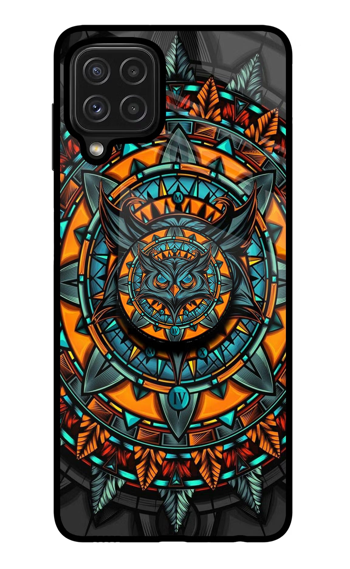 Angry Owl Samsung M32 Pop Case - Angry Owl Samsung M32 Pop Case by Casekaro Angry Owl Samsung M32 Pop Case by Casekaro