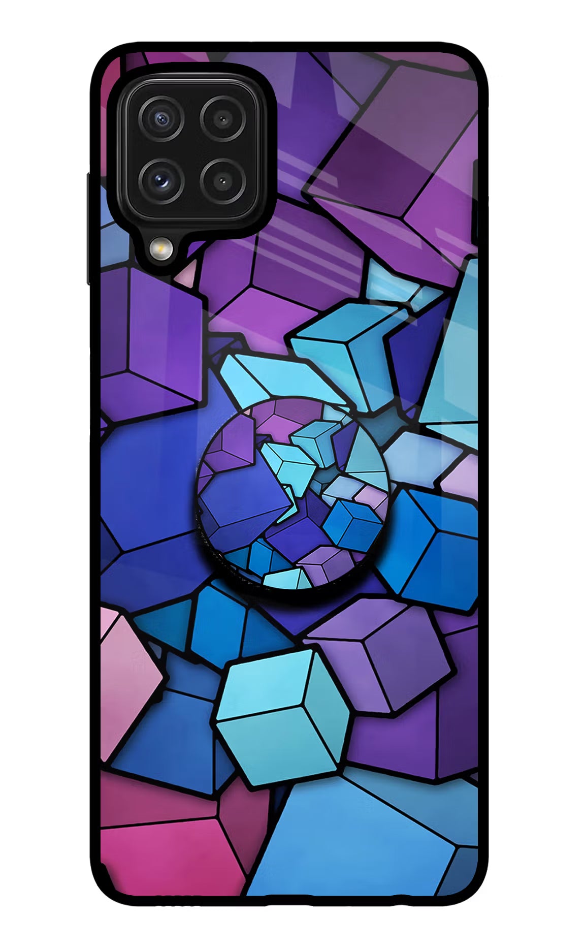 Cubic Abstract Samsung M32 Pop Case - Cubic Abstract Samsung M32 Pop Case by Casekaro Cubic Abstract Samsung M32 Pop Case by Casekaro