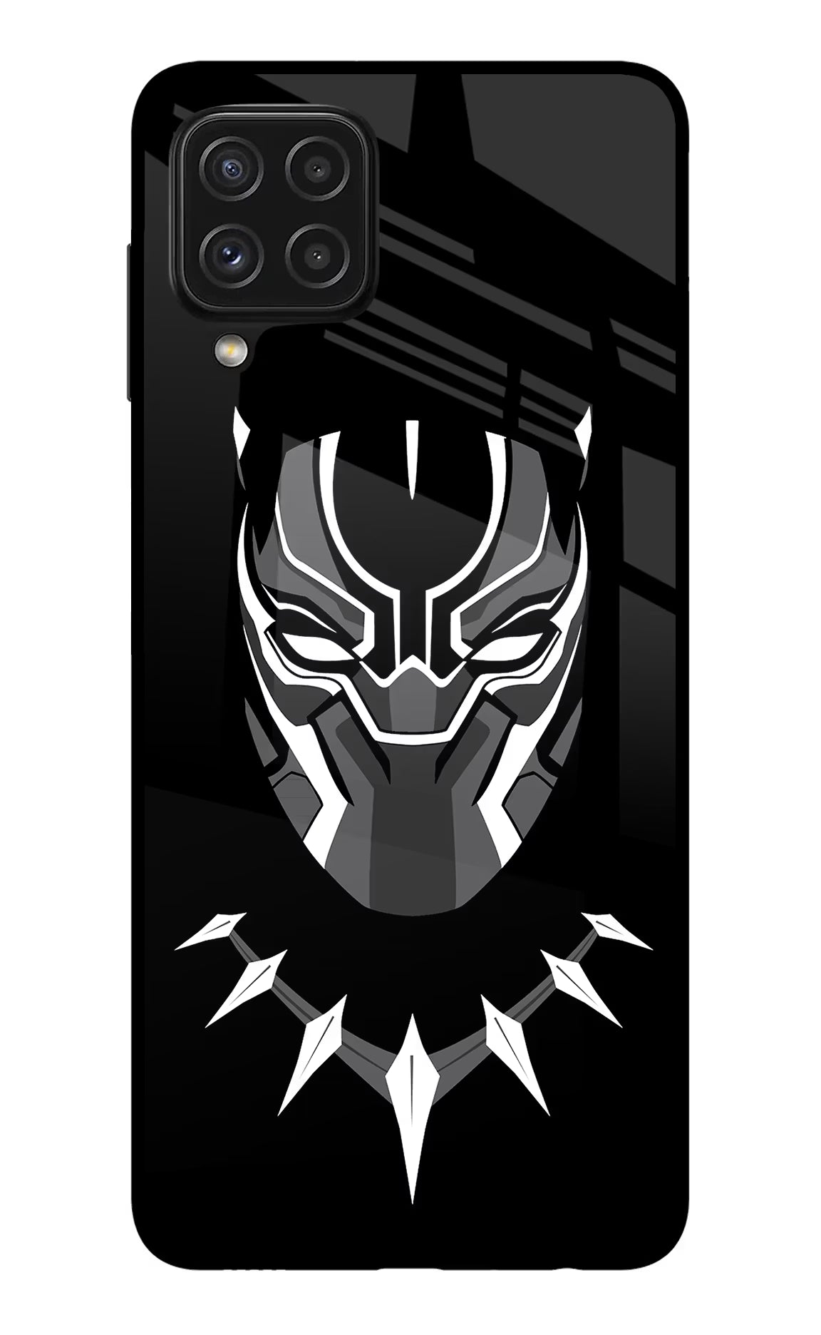 Black Panther Samsung A22 4G Glass Case - Black Panther Samsung A22 4G Glass Case Black Panther Samsung A22 4G Glass Case