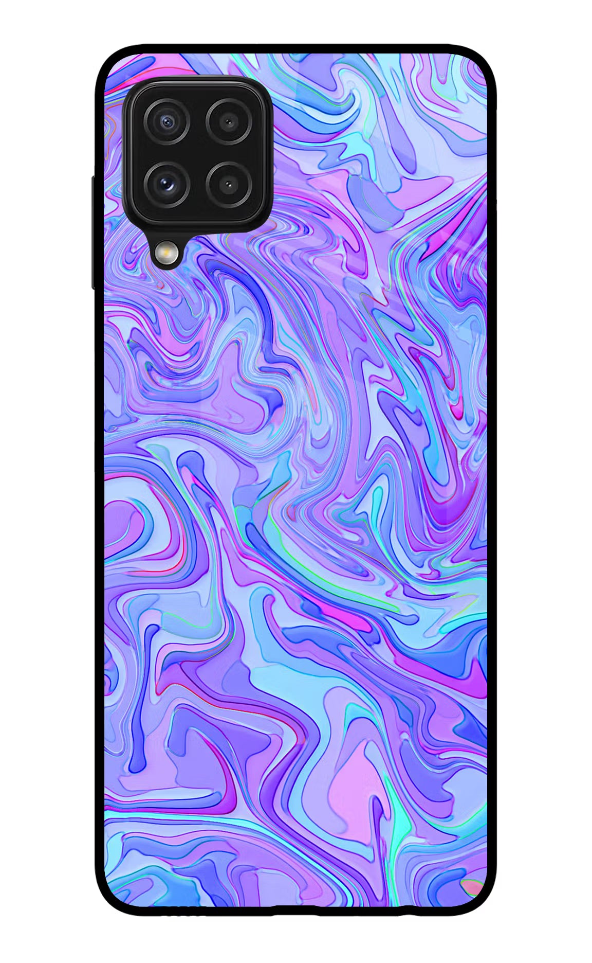 Glitter Samsung A22 4G Glass Case - Glitter Samsung A22 4G Glass Case Glitter Samsung A22 4G Glass Case