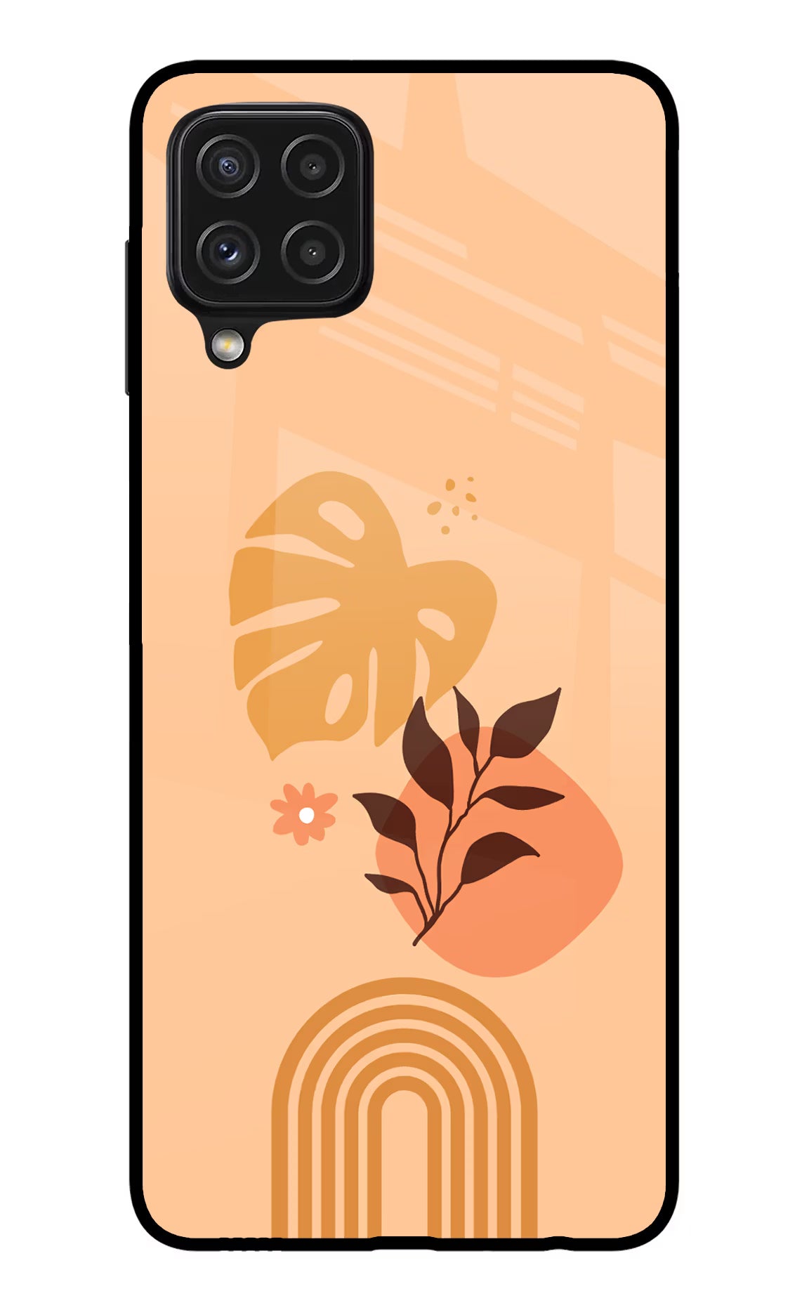 Bohemian Art Samsung A22 4G Back Cover - Bohemian Art Samsung A22 4G Glass Case Back Cover by Casekaro Bohemian Art Samsung A22 4G Glass Case Back Cover by Casekaro