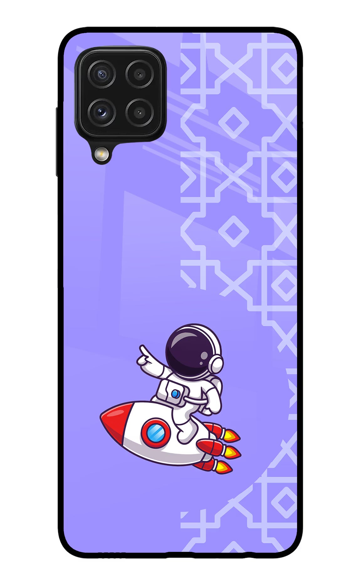 Cute Astronaut Samsung A22 4G Glass Case - Cute Astronaut Samsung A22 4G Glass Case Cute Astronaut Samsung A22 4G Glass Case