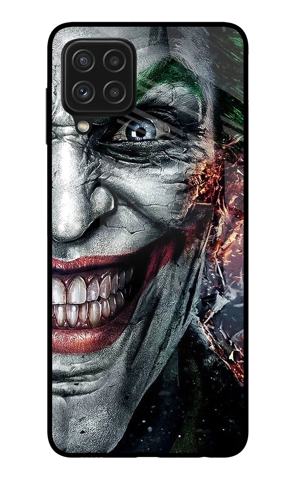 Joker Cam Samsung A22 4G Glass Case - Joker Cam Samsung A22 4G Glass Case Joker Cam Samsung A22 4G Glass Case