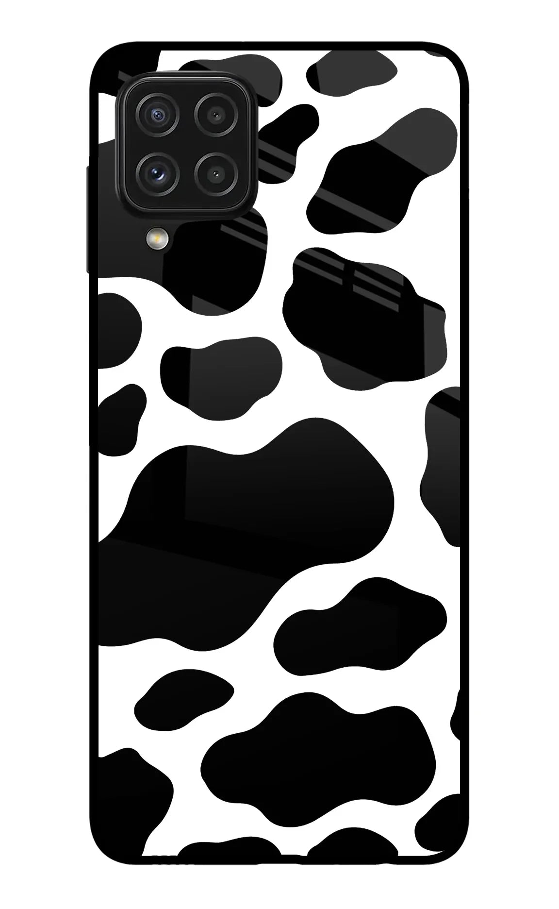 Cow Spots Samsung A22 4G Glass Case - Cow Spots Samsung A22 4G Glass Case Cow Spots Samsung A22 4G Glass Case