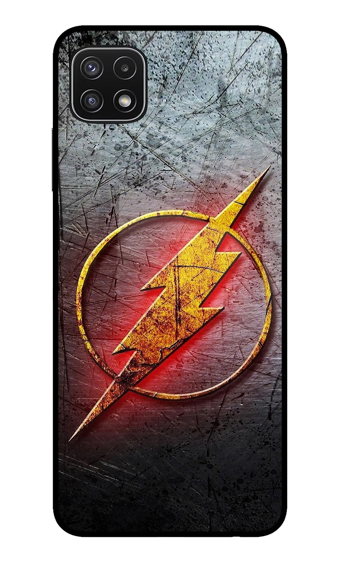 Flash Samsung A22 5G Back Cover - Flash Samsung A22 5G Glass Case Back Cover by Casekaro Flash Samsung A22 5G Glass Case Back Cover by Casekaro