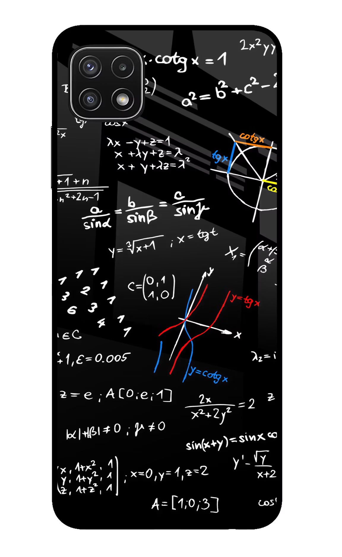 Mathematics Formula Samsung A22 5G Glass Case - Mathematics Formula Samsung A22 5G Glass Case Mathematics Formula Samsung A22 5G Glass Case