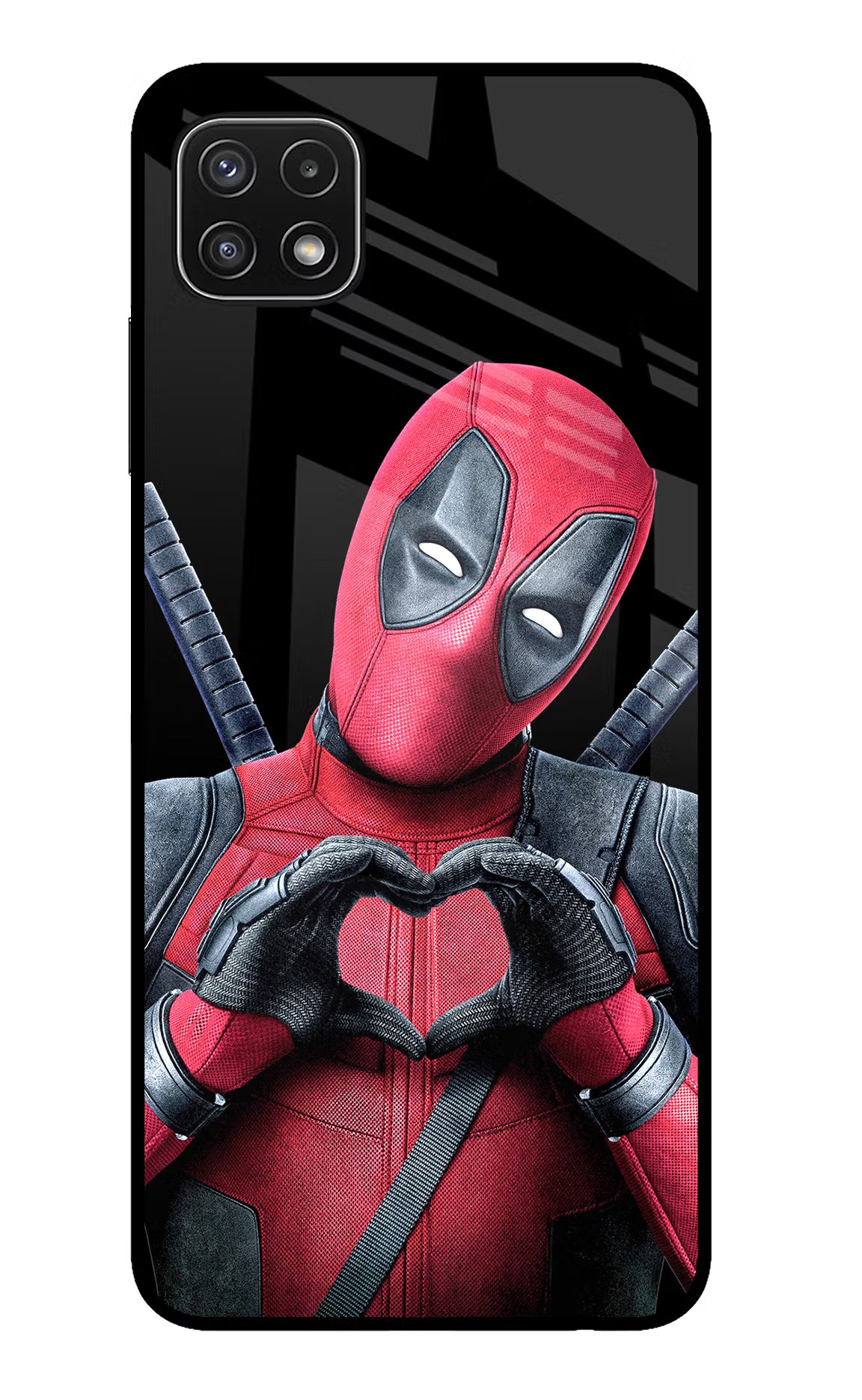 Deadpool Samsung A22 5G Glass Case - Deadpool Samsung A22 5G Glass Case Deadpool Samsung A22 5G Glass Case